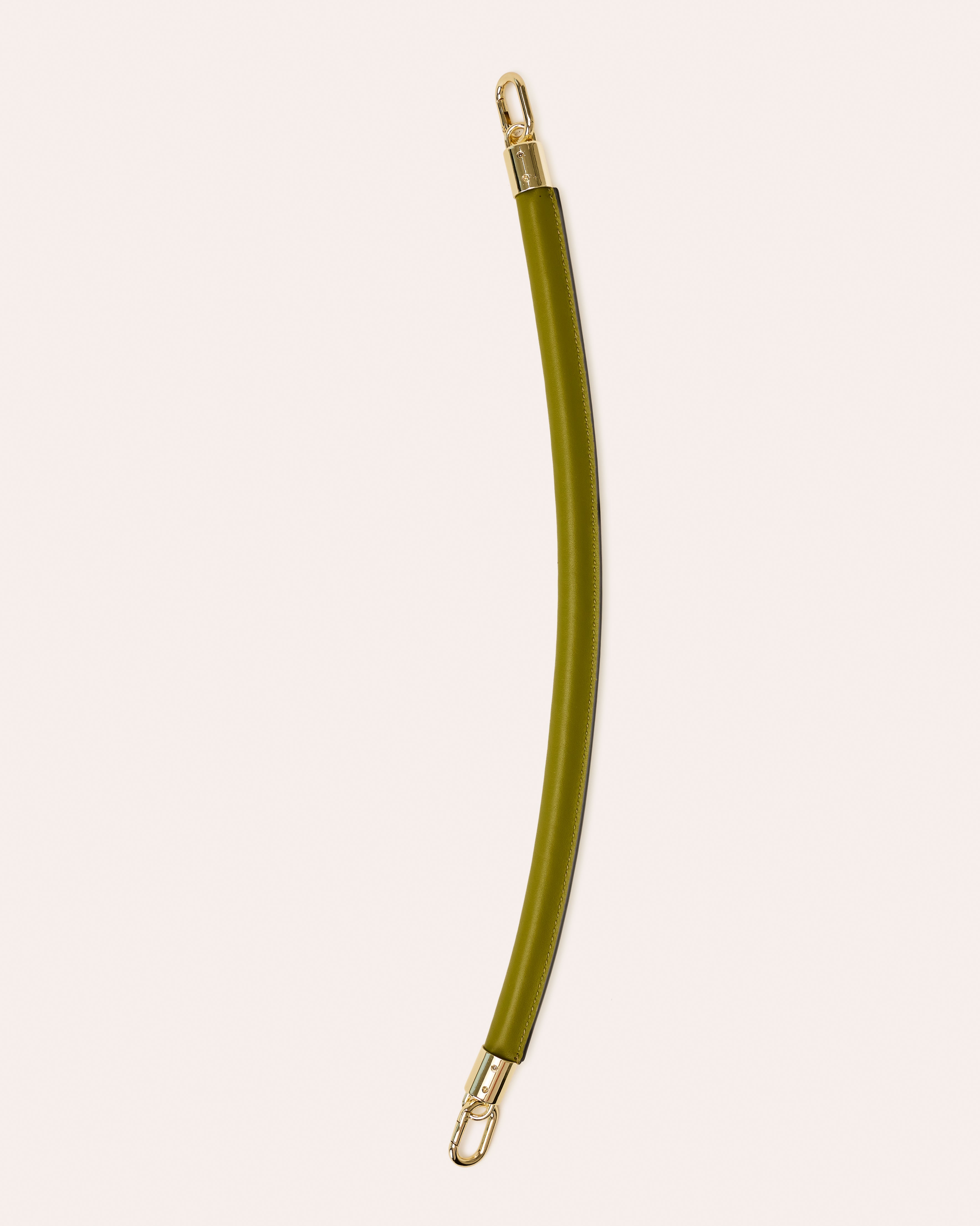 Leather Shoulder Strap - Olive