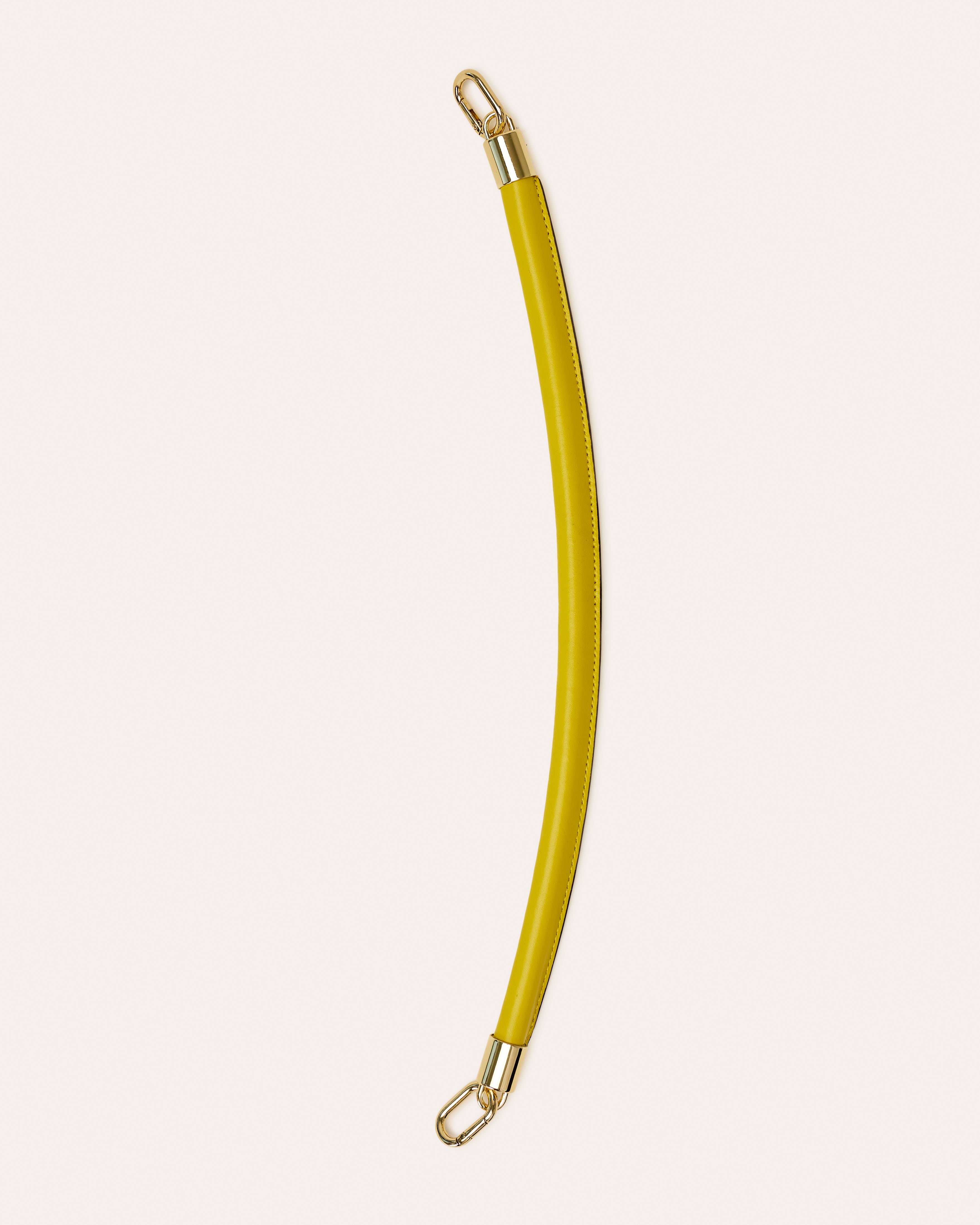 Leather Shoulder Strap - Yellow