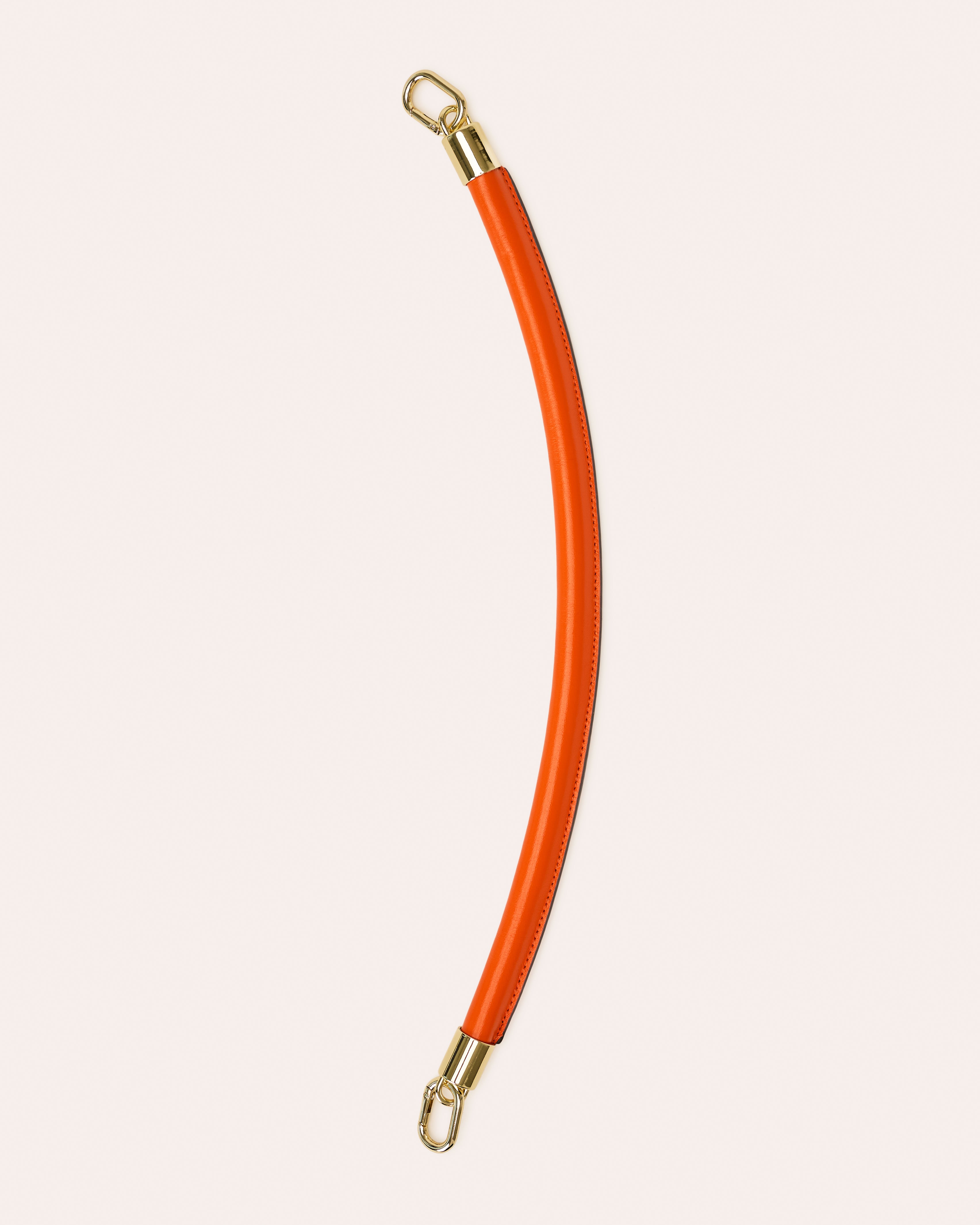 Leather Shoulder Strap - Orange