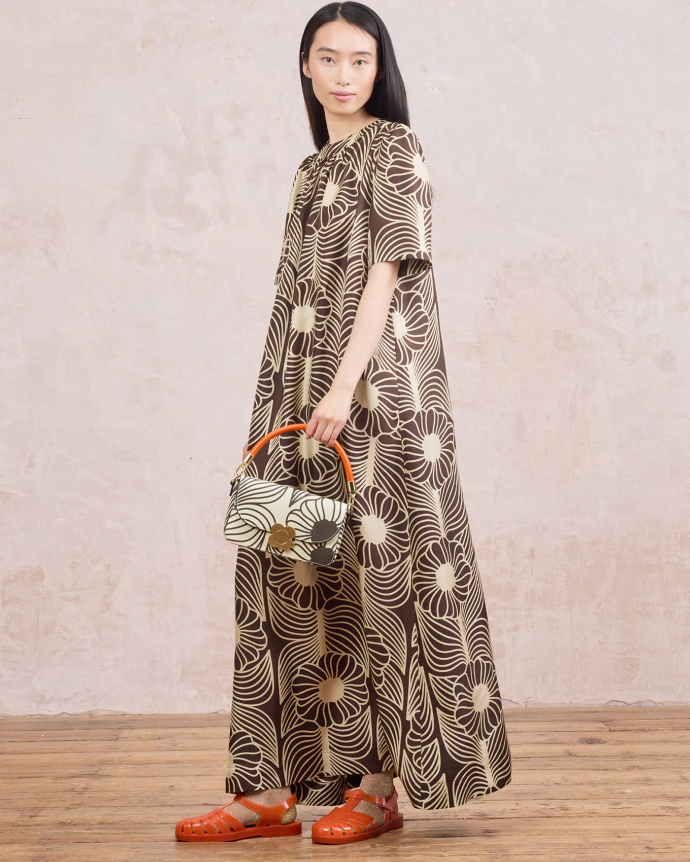 Small Vera Crossbody Bag - Moonflower Desert