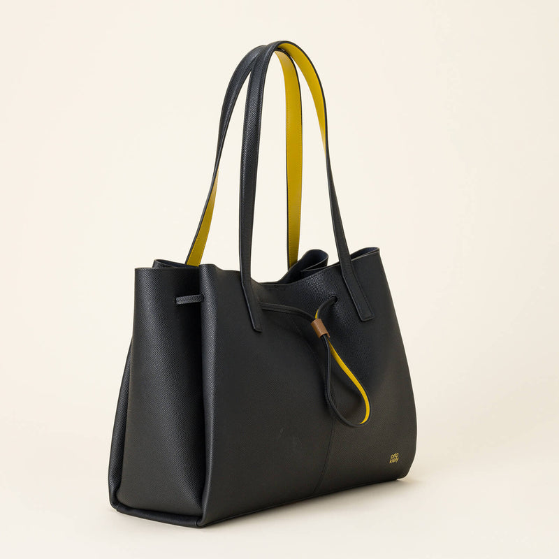 Flower Petal Tote - Black