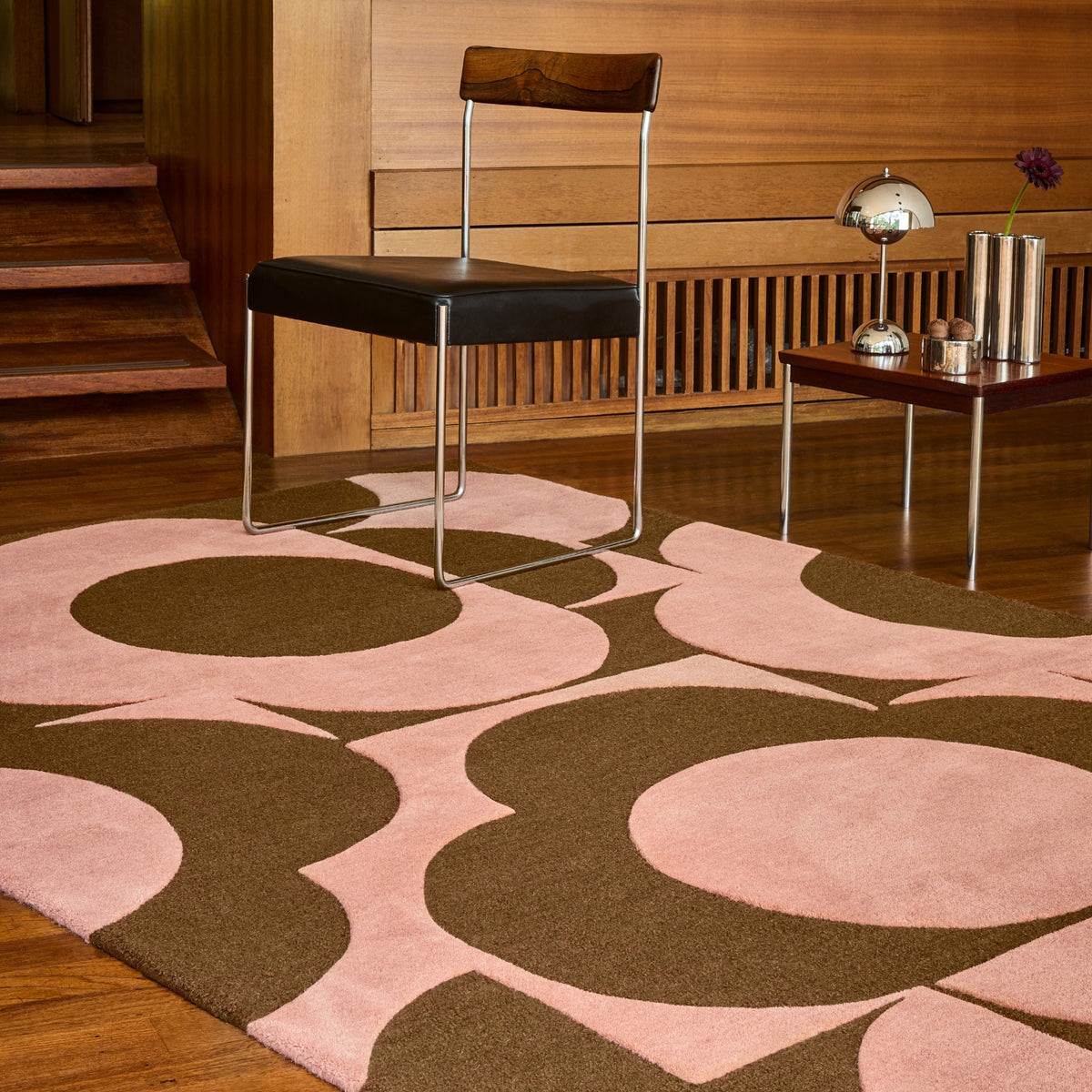 Prism Flower Rug Terracotta