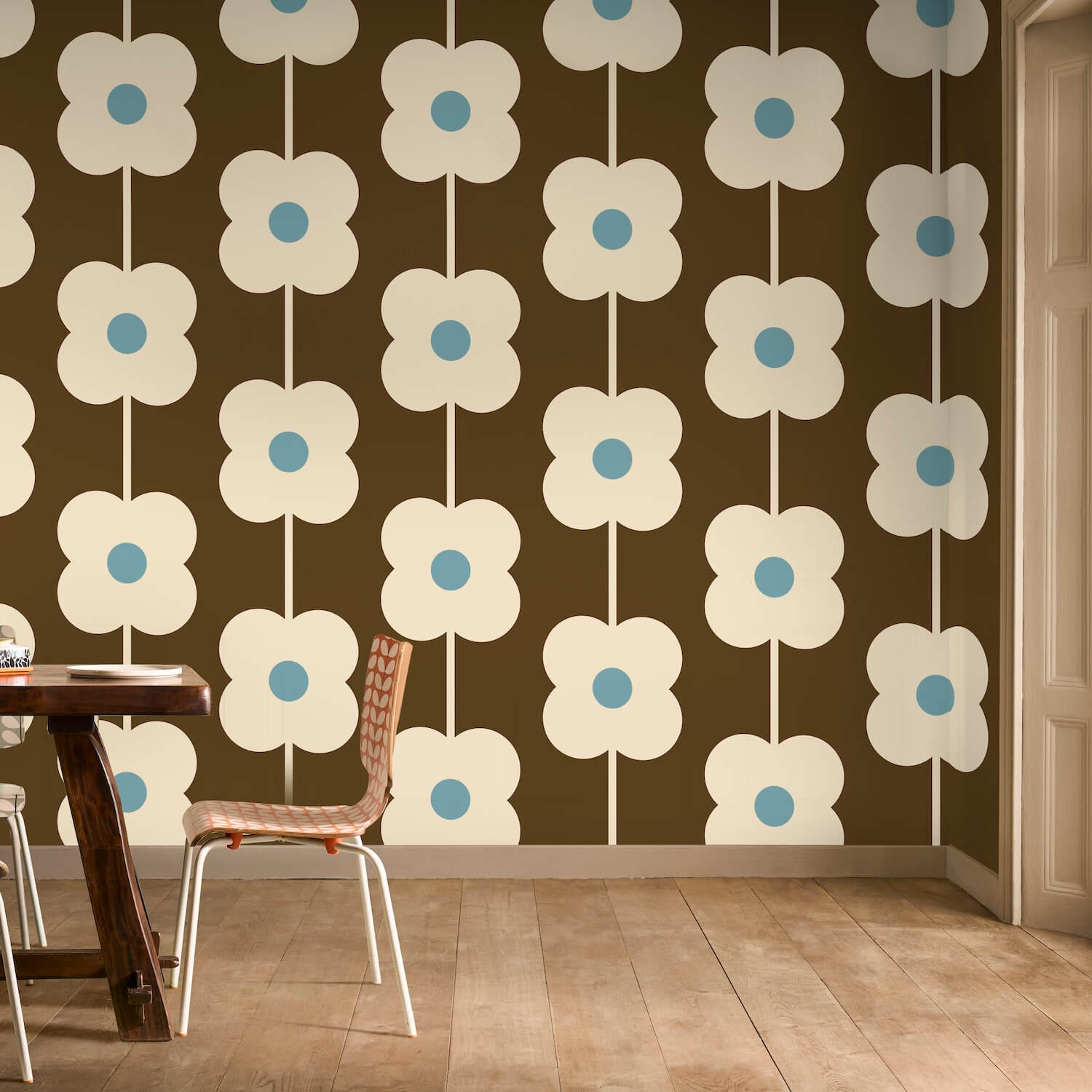 Abacus Flower Chocolate Wallpaper