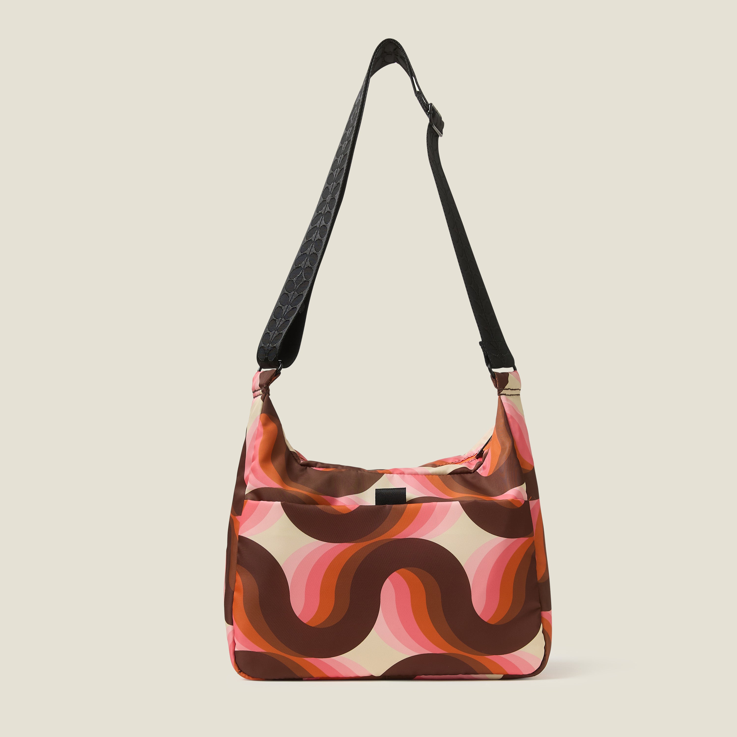 Area Hobo Crossbody - Rolling Waves Rose
