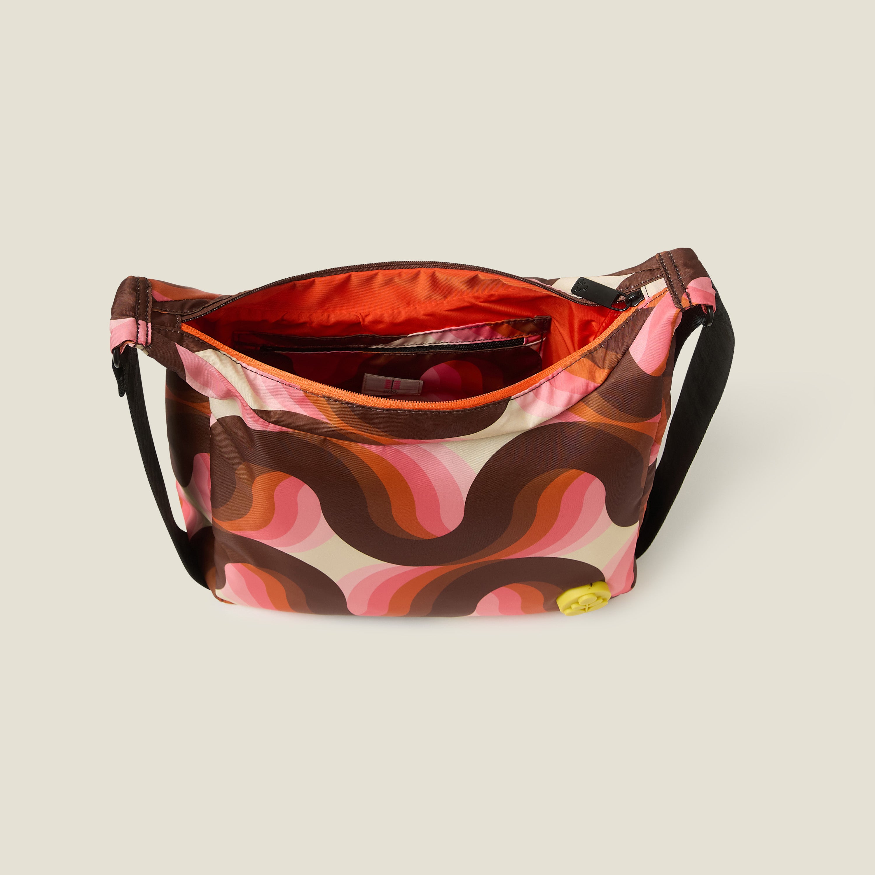 Area Hobo Crossbody - Rolling Waves Rose