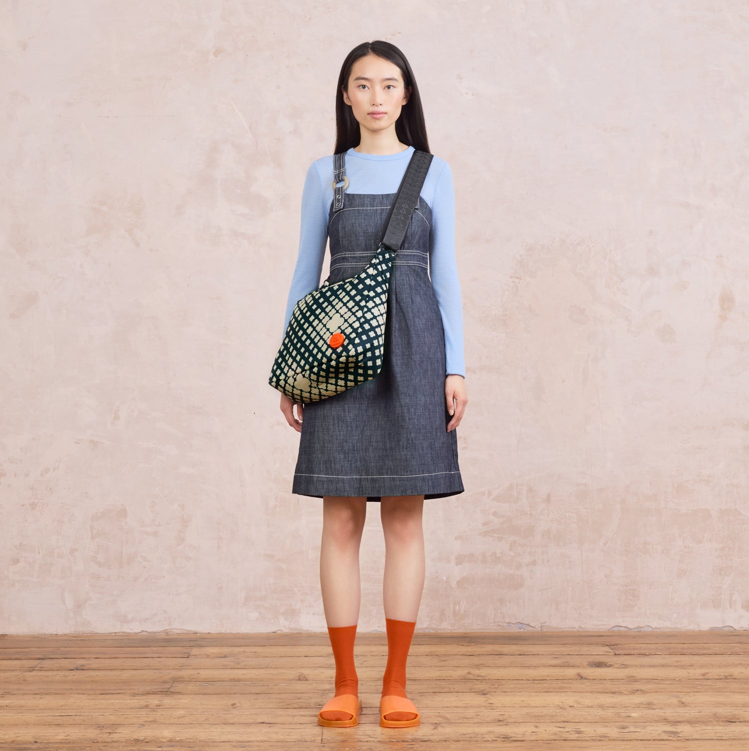 Area Hobo Crossbody - Flower Galaxy Midnight