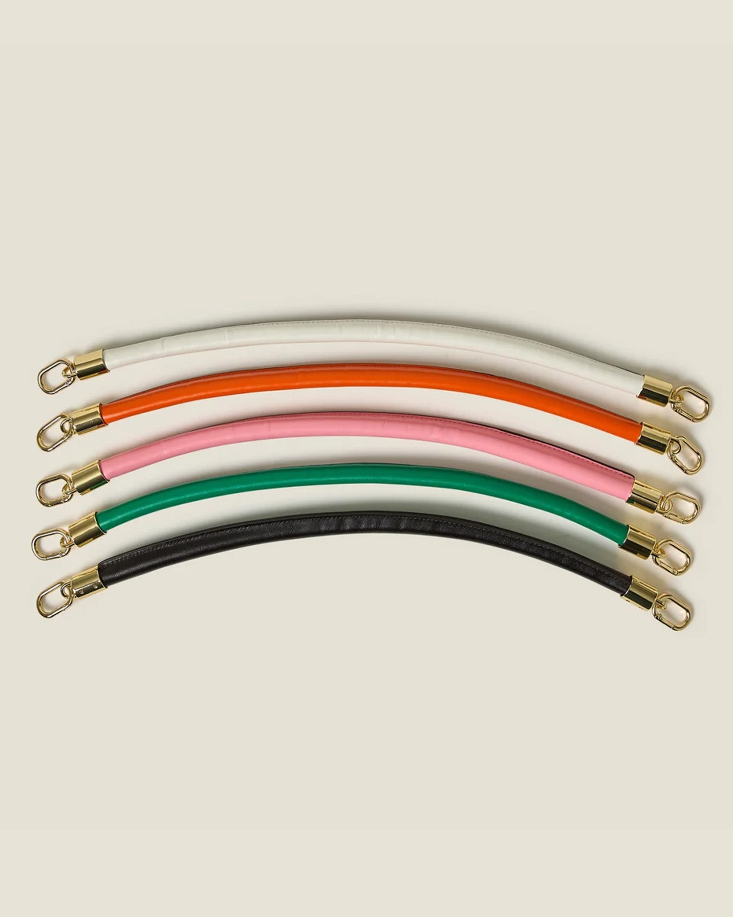 Leather Shoulder Strap - Fresh Cream