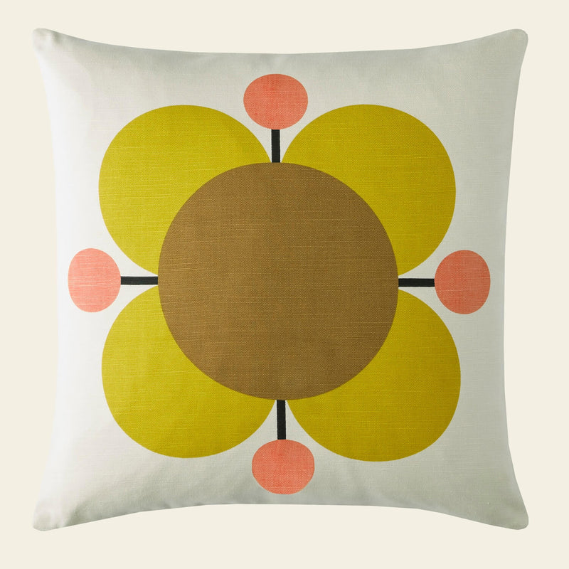 Atomic Flower Cushion - Primrose