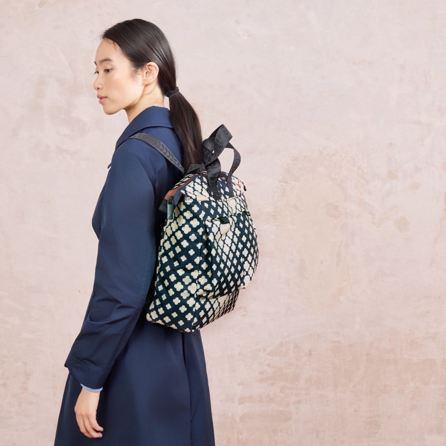 DAISY　オーダー　宇宙柄　ネイビー×モカ Lサイズ　8点 Axis Backpack - Flower Galaxy Midnight