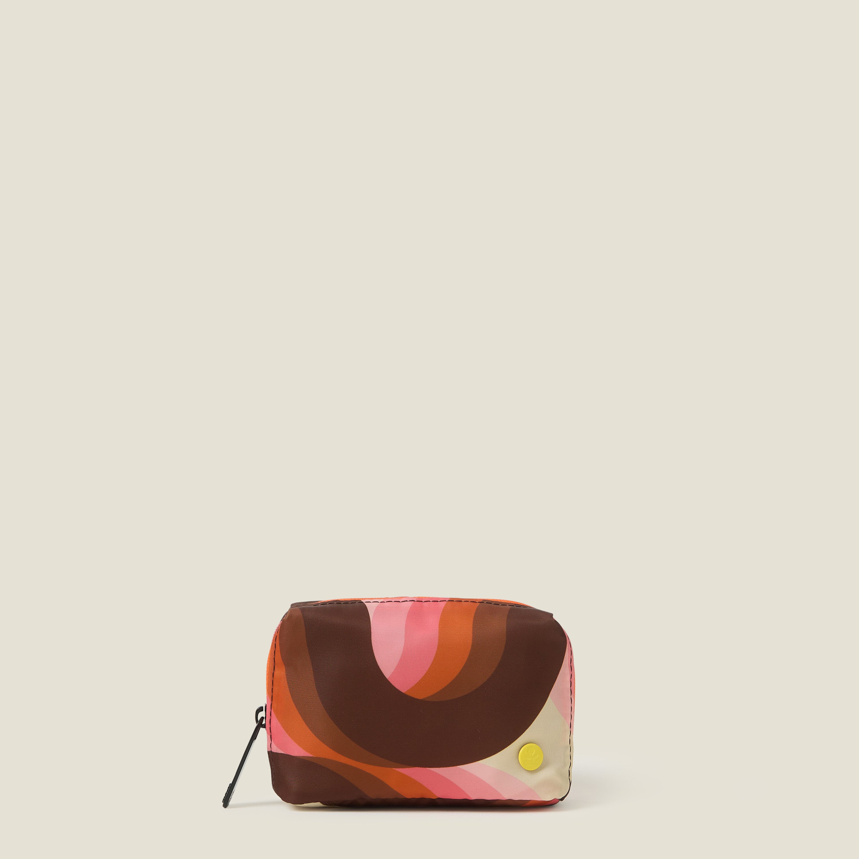 Beta Small Pouch - Rolling Waves Rose