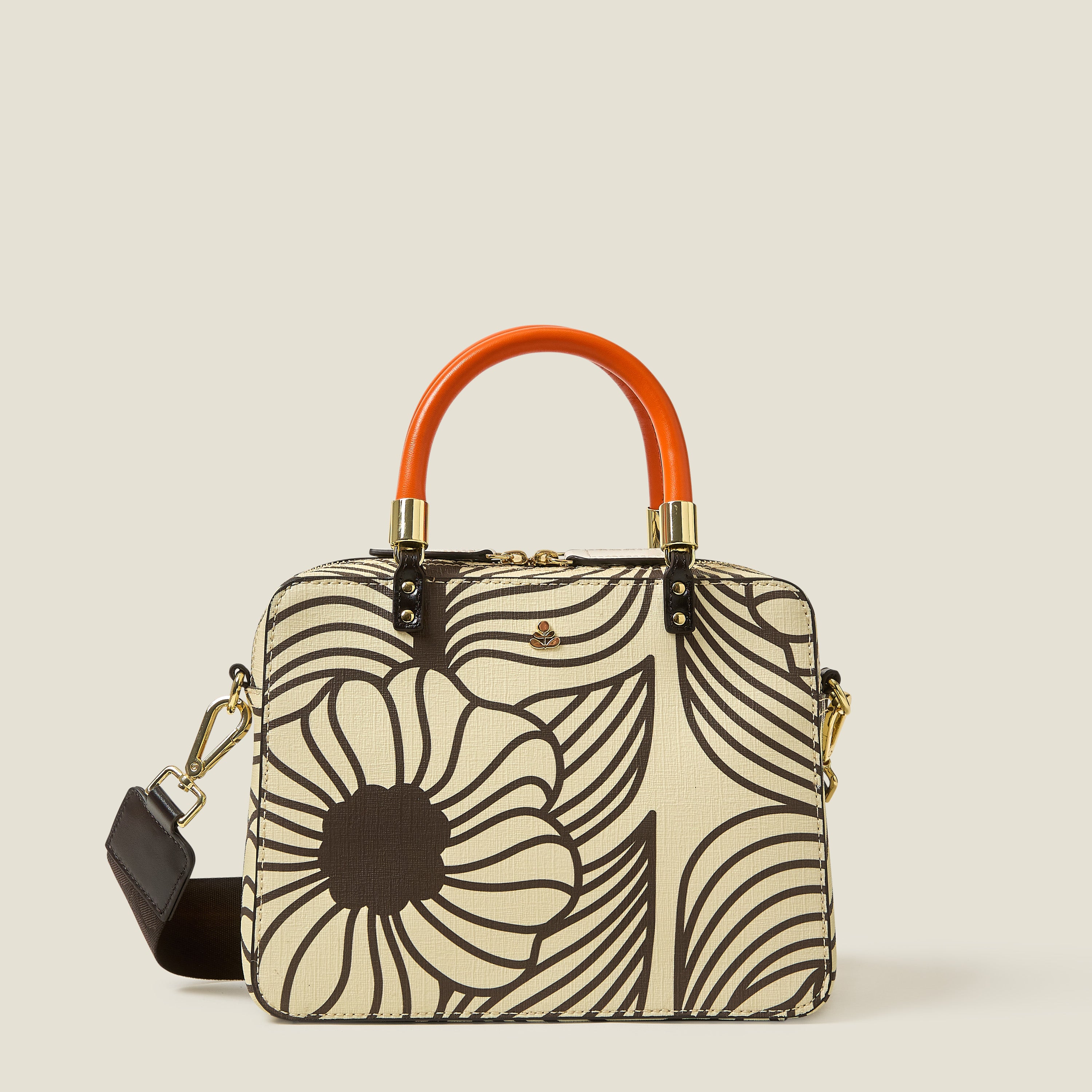 Medium Block Handbag - Moonflower Desert