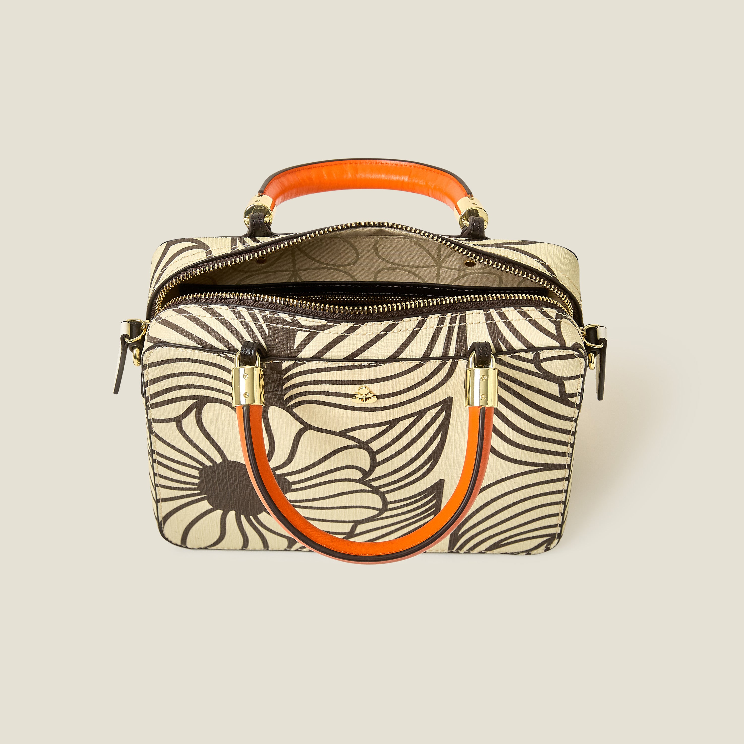 Medium Block Handbag - Moonflower Desert