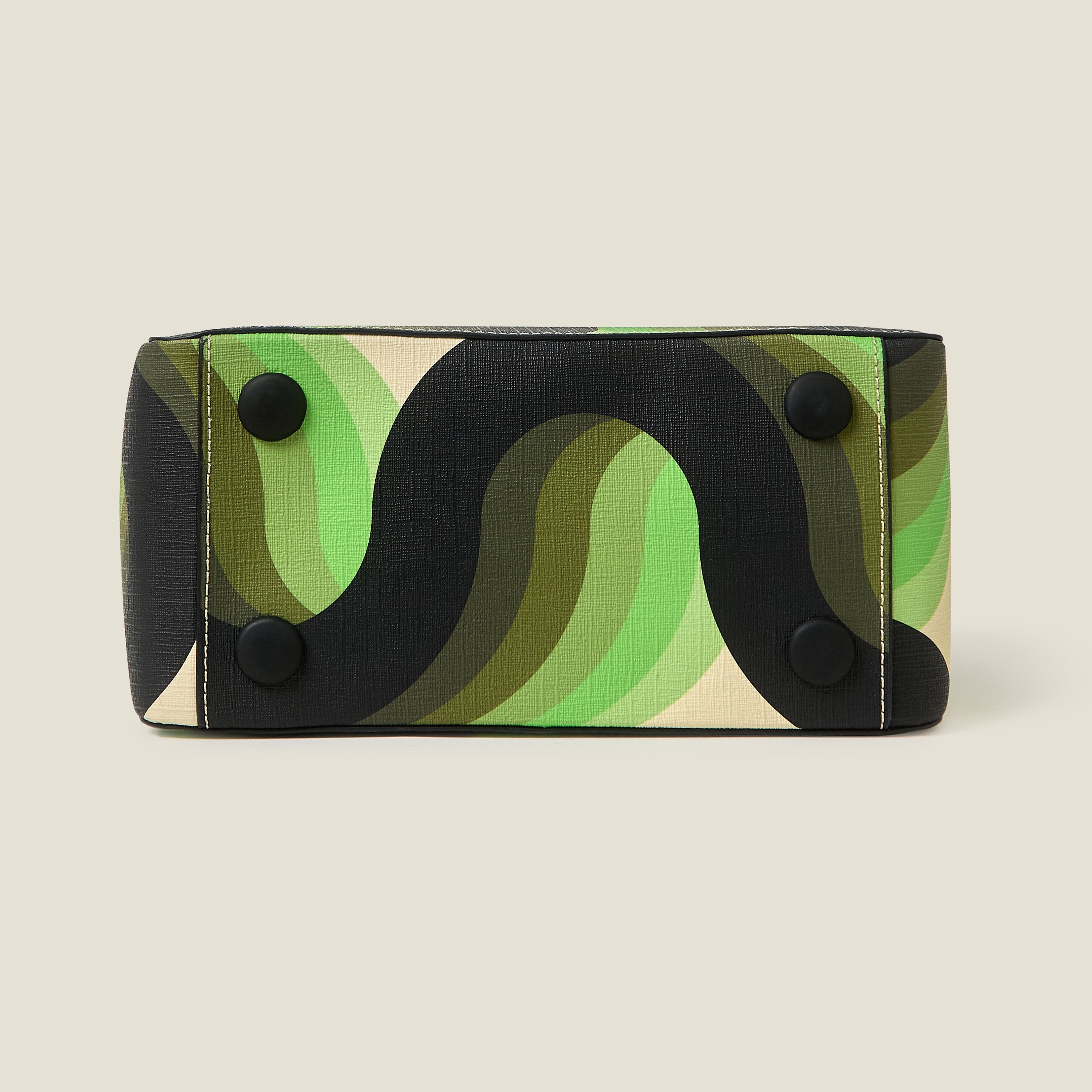 Medium Block Handbag - Rolling Waves Electra