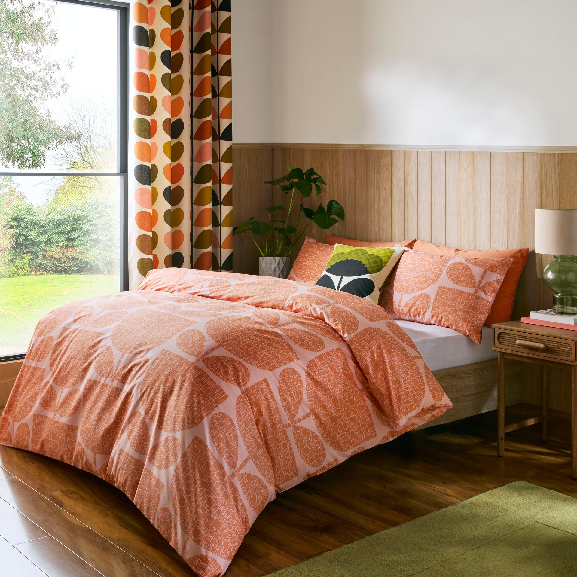 Block Garden Bed Linen Set Sorbet