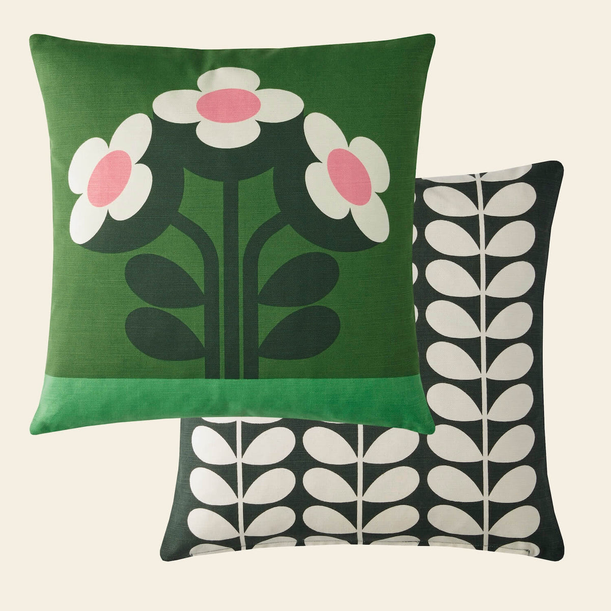 Orla kiely green cushion sales