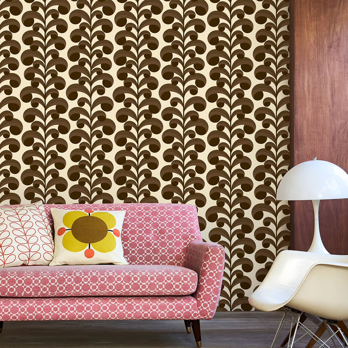 Calathea Porcini Wallpaper