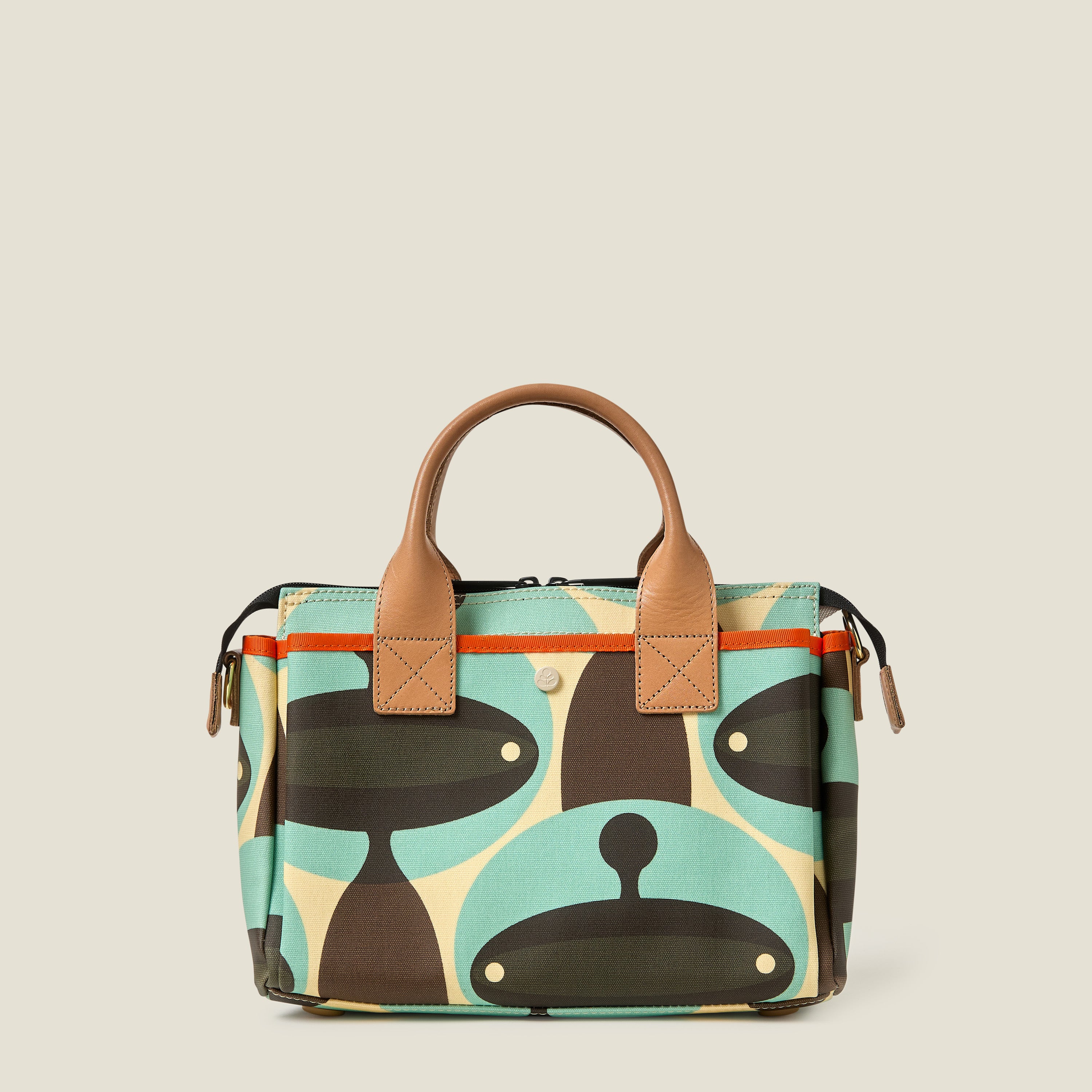 ポン太郎です！Orla Kiely ボストンバッグ　レア　美品 Calder Handbag - Martian Porcini