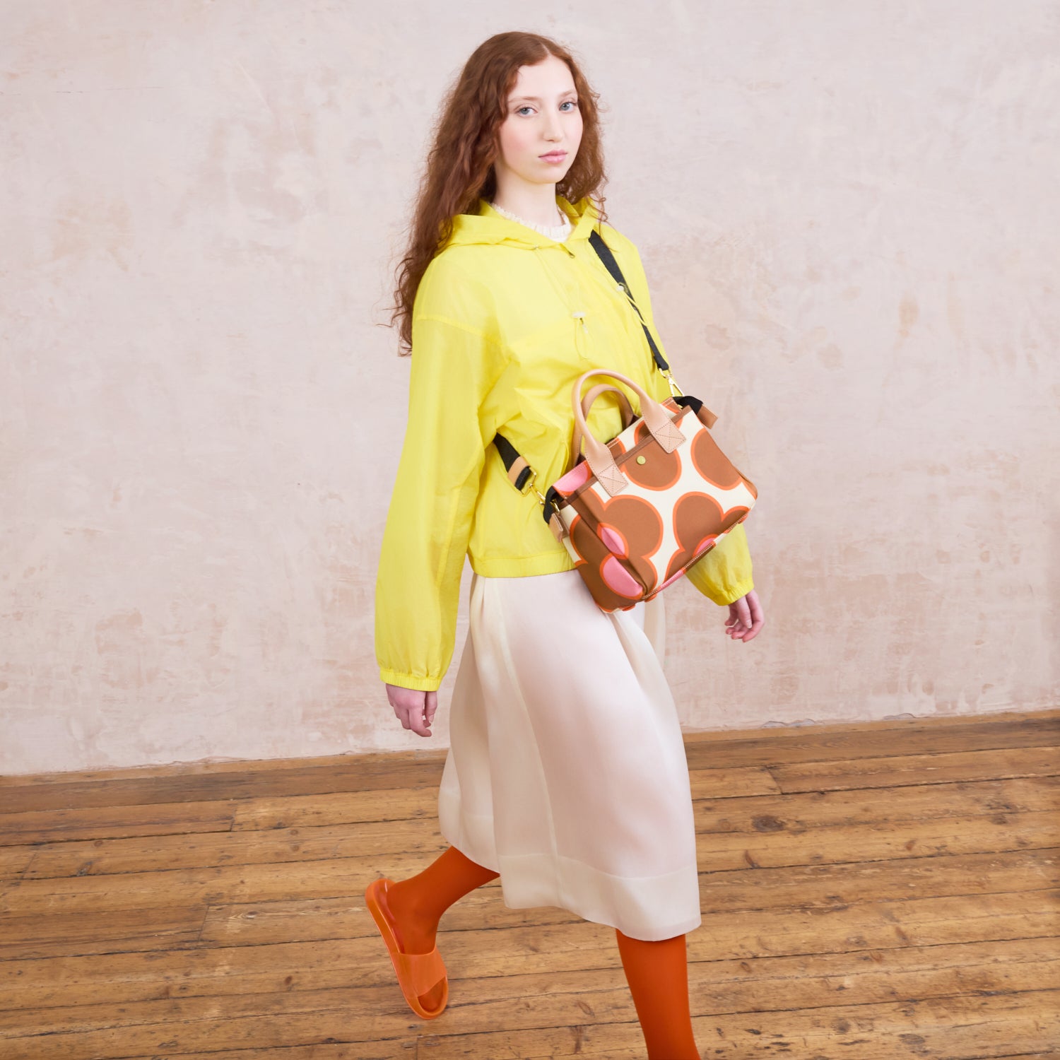 Calder Handbag - Flower Spot Persimmon