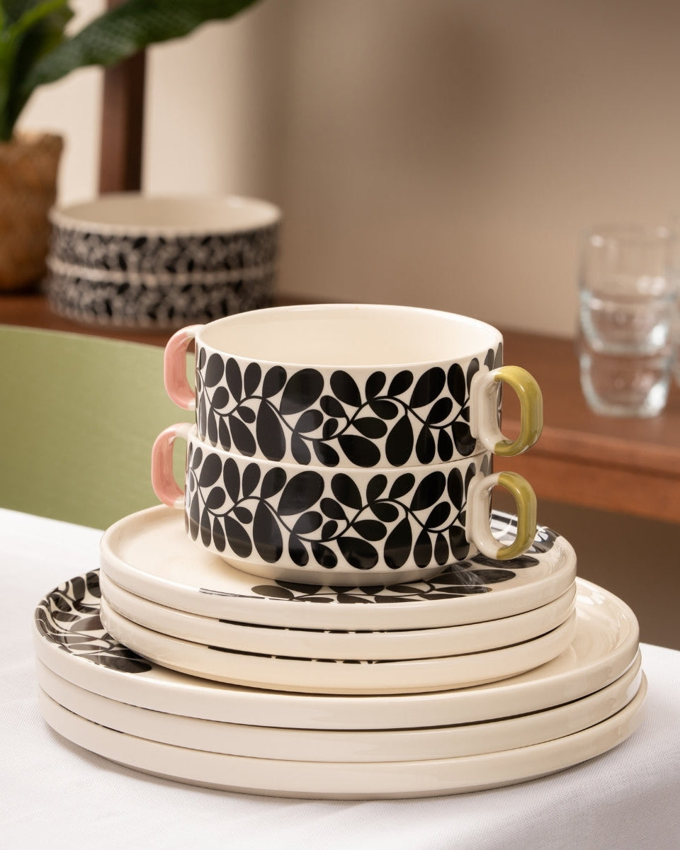 Sycamore Stripe Cereal Bowl Set 2