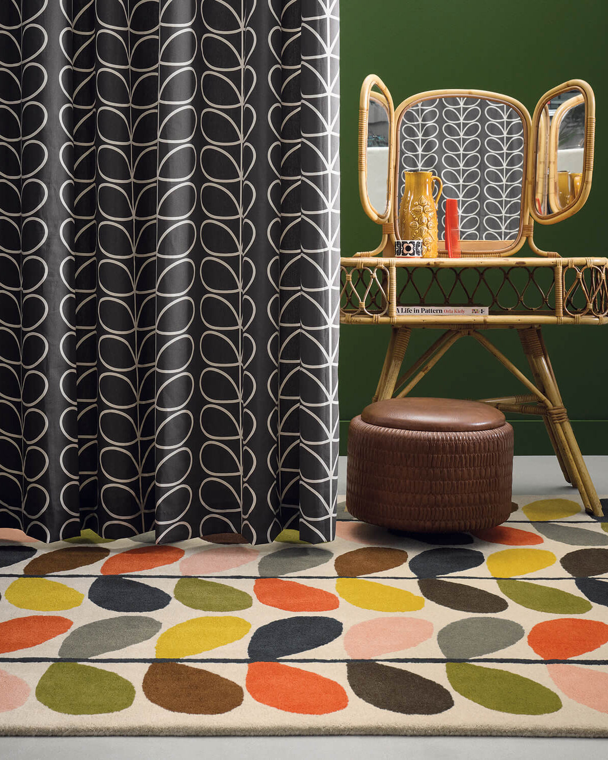 Classic Bright Multi Stem Rug
