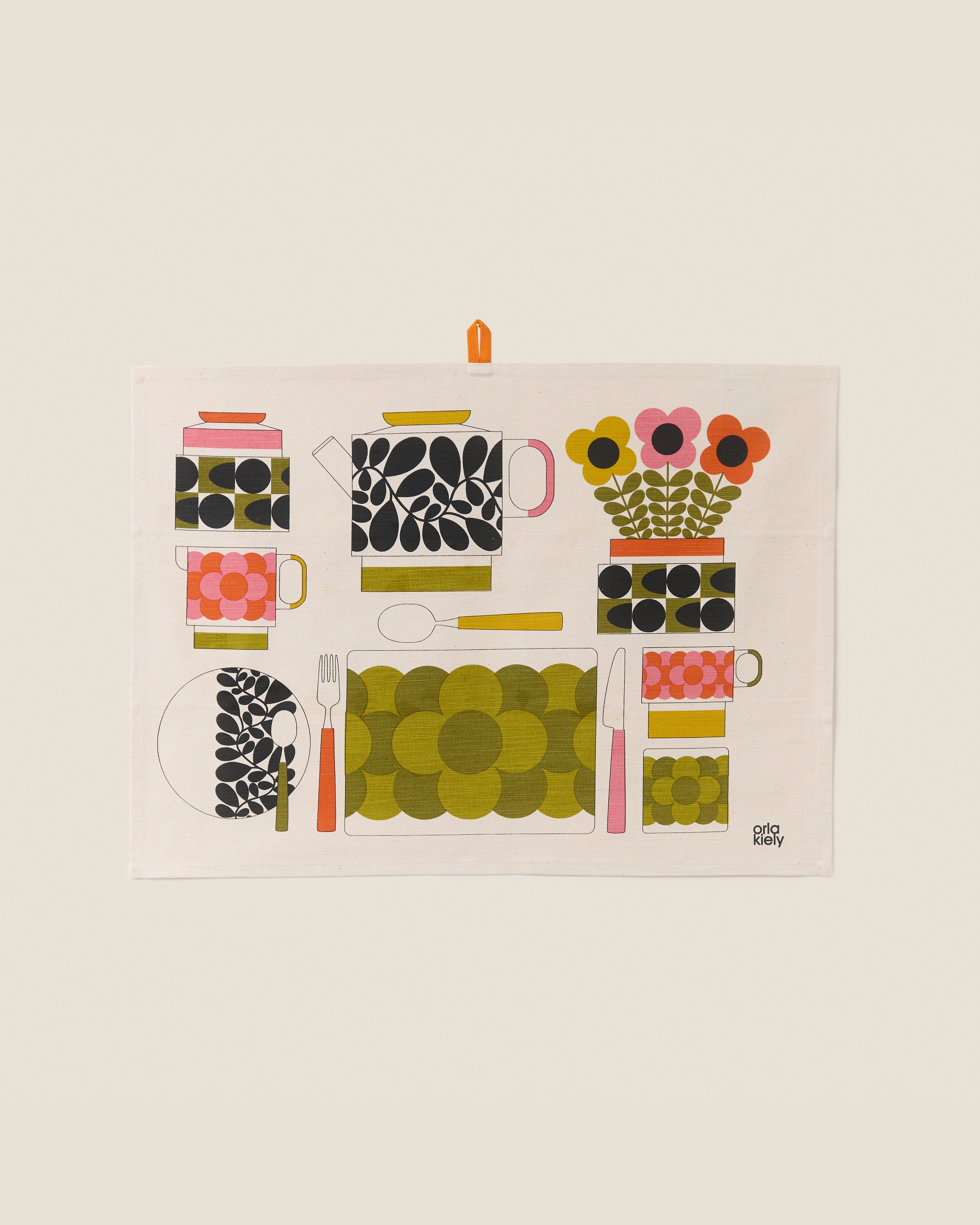 Retro Stripe Set of 2 Tea Towels