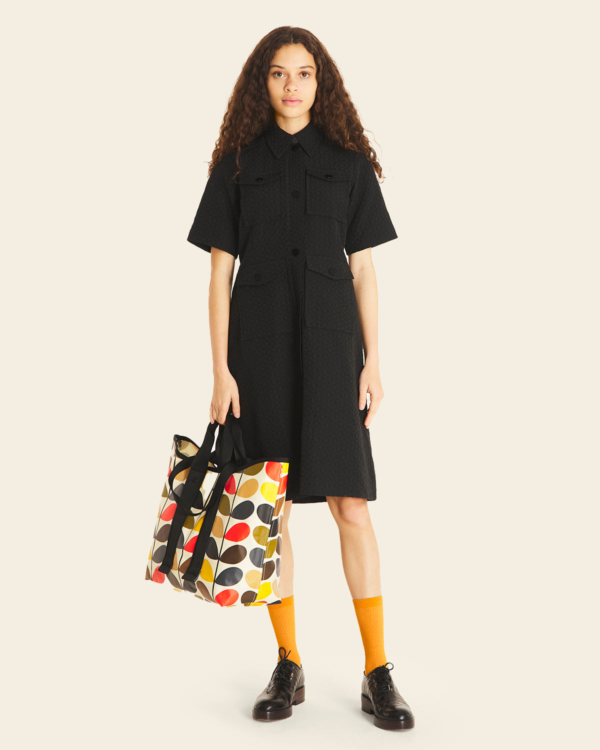 Carryall Basic Large Tote - Classic Multi Stem