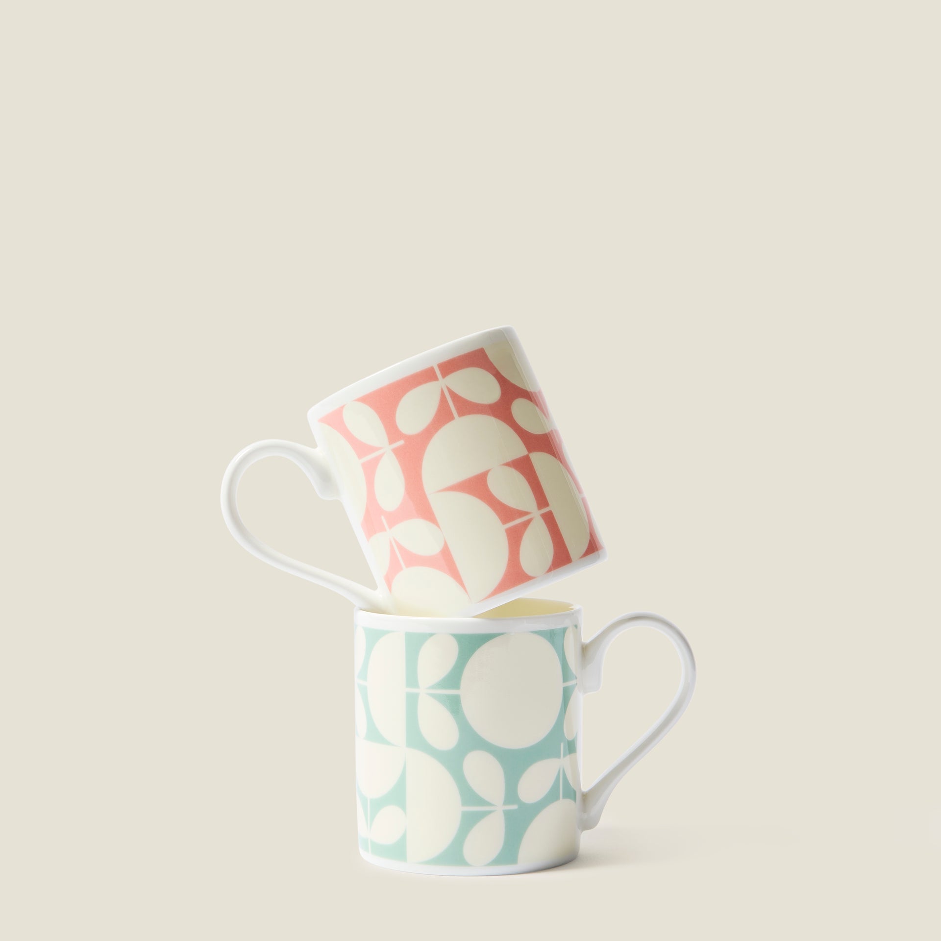 Standard Mug Set 2 Patchwork Stem