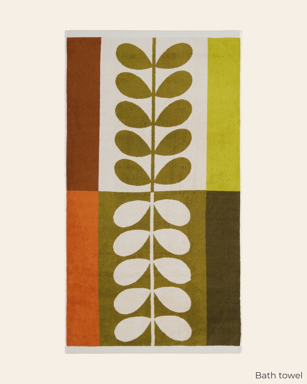 Stem Check Towels - Hazel Ochre