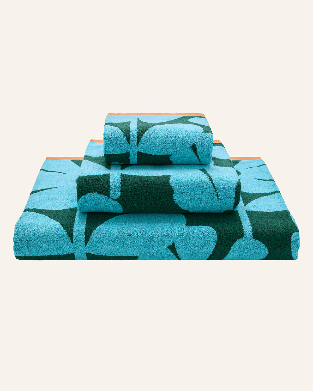 Wildflower Towels - Blue Lagoon
