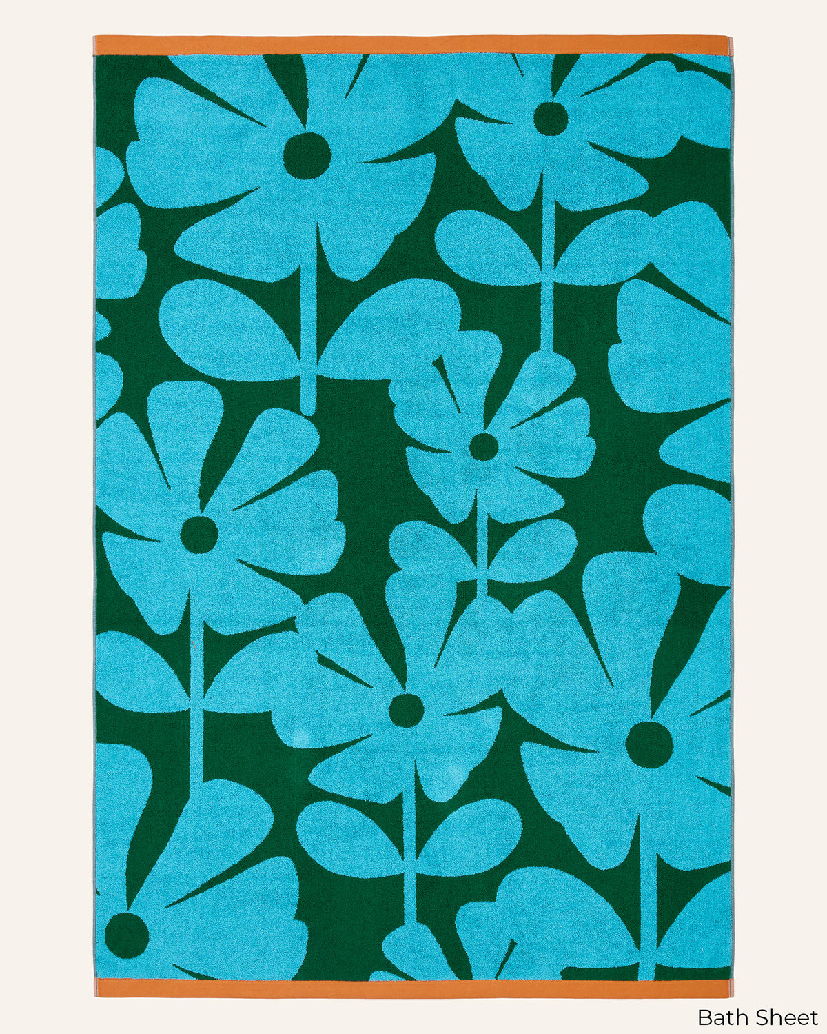 Wildflower Towels - Blue Lagoon