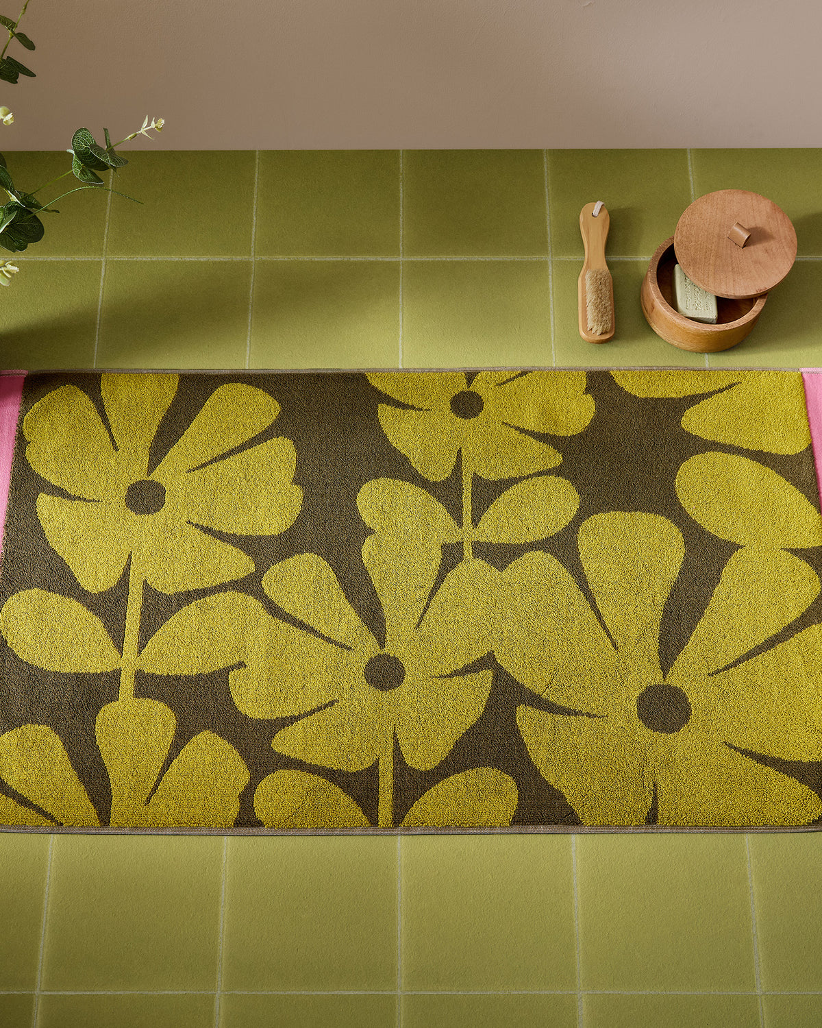 Wildflower Towels - Yellow Ochre