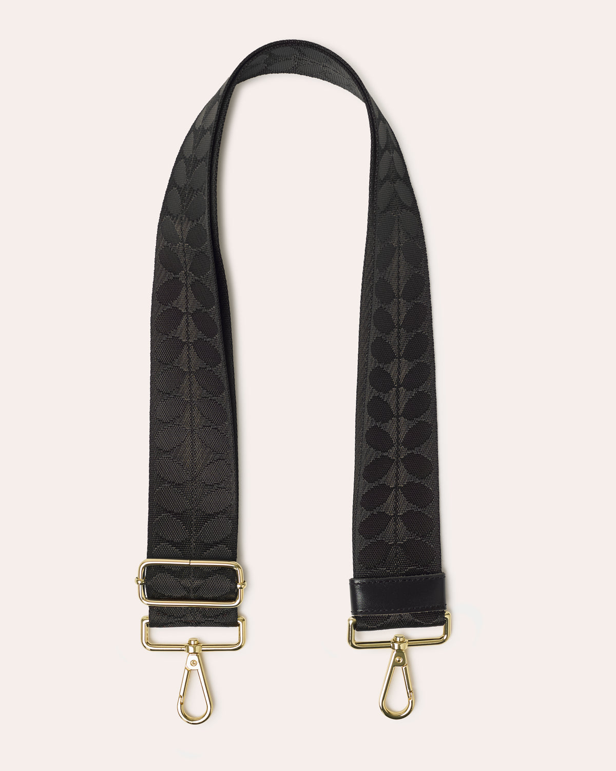 Crossbody Strap - Black Jacquard