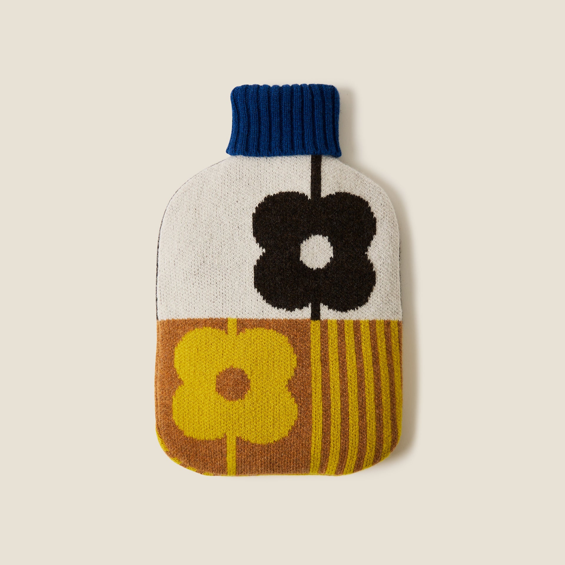 Hot Water Bottle Cover Abacus Chocolate Sunflower