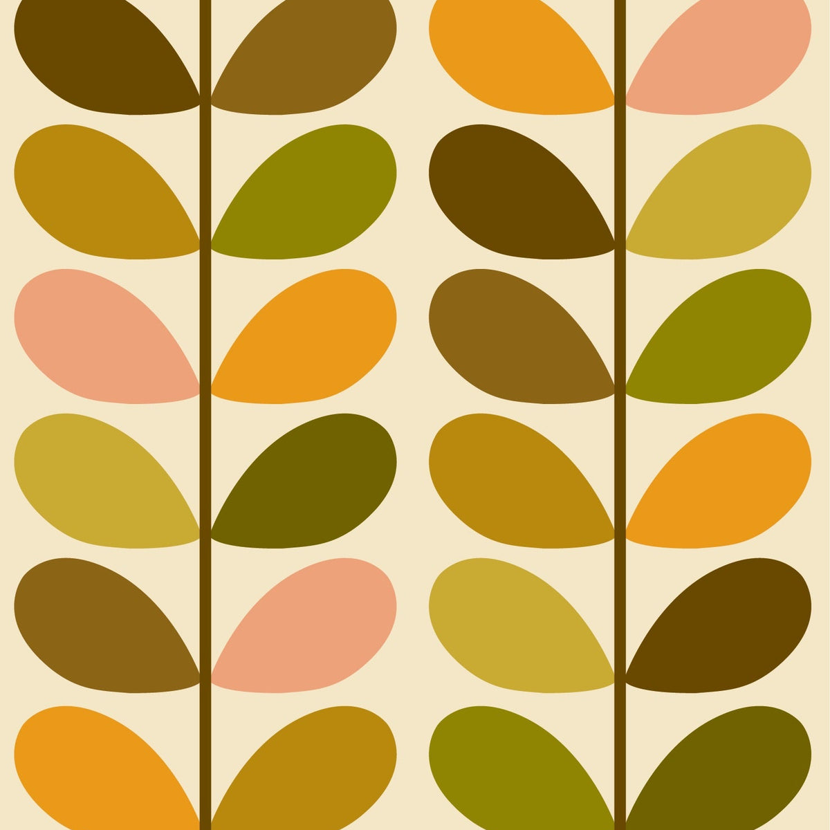Stem Retro Wallpaper Sample