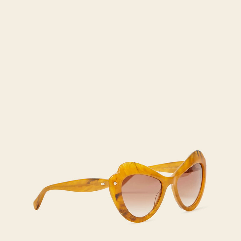 Marisa Sunglasses in Orange Marble by Orla Kiely