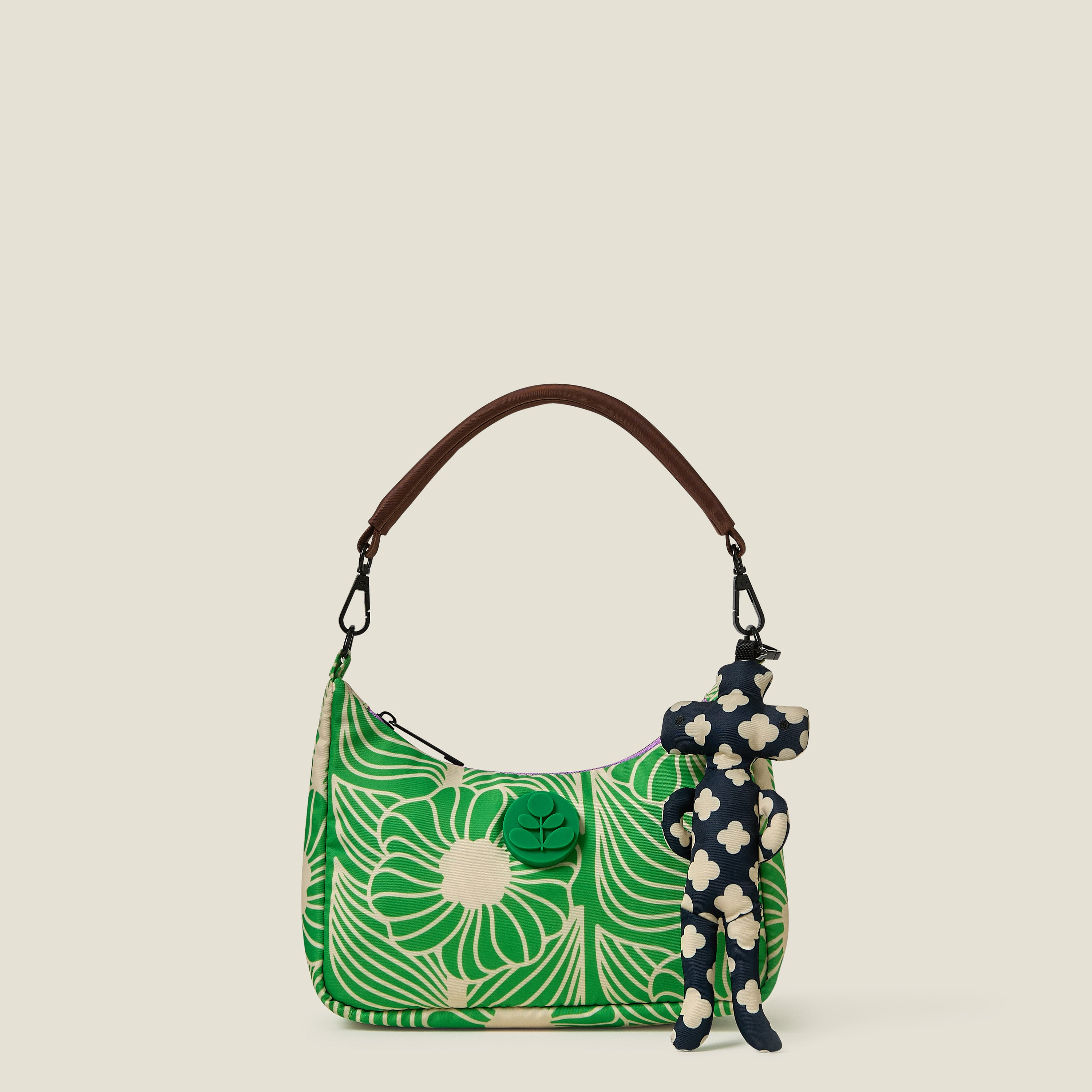 Martian Bag Charm - Flower Galaxy Midnight