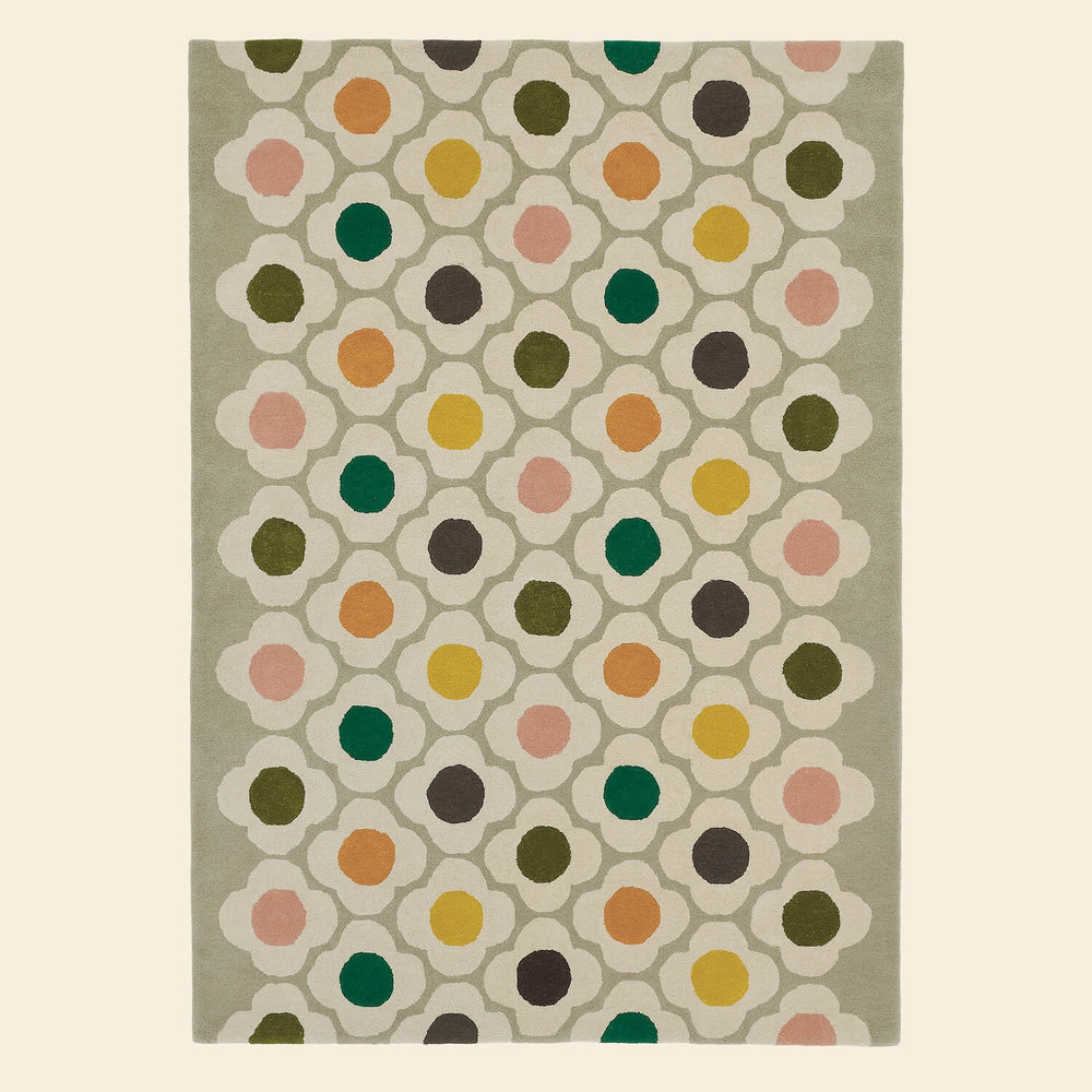 Spot Rug Spot Flower Multi Rug - Multicoloured | Orla Kiely
