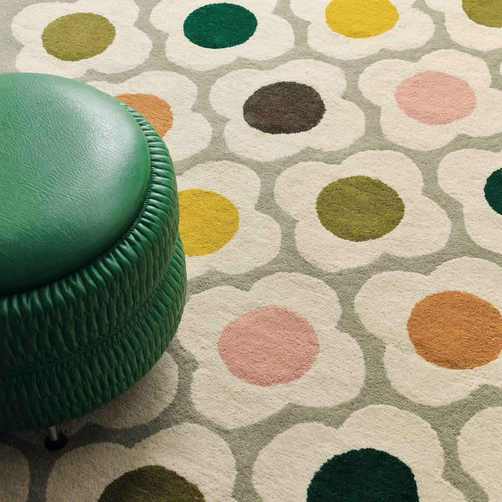 Spot Rug Spot Flower Multi Rug - Multicoloured | Orla Kiely