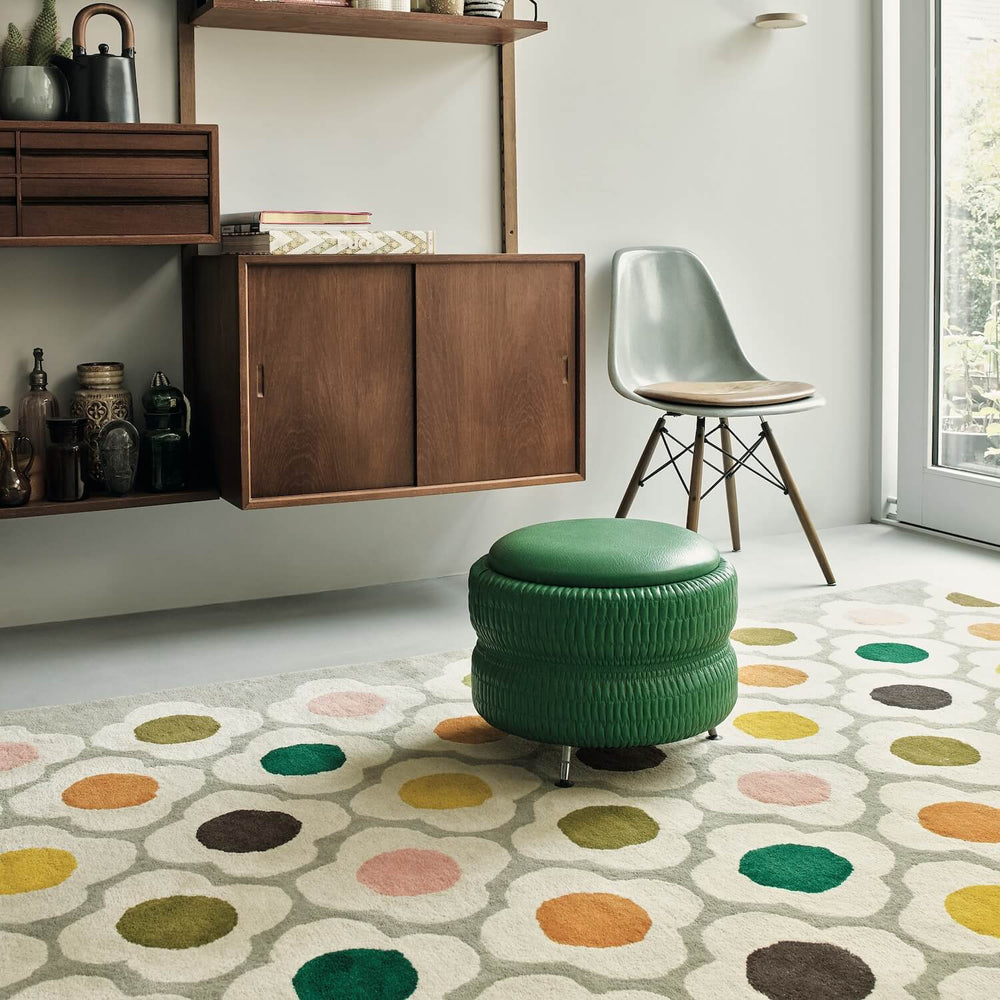 Spot Flower Multi Rug - Multicoloured | Orla Kiely