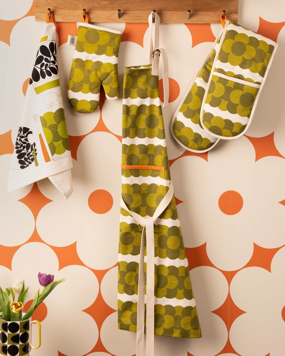 Retro Stripe Apron