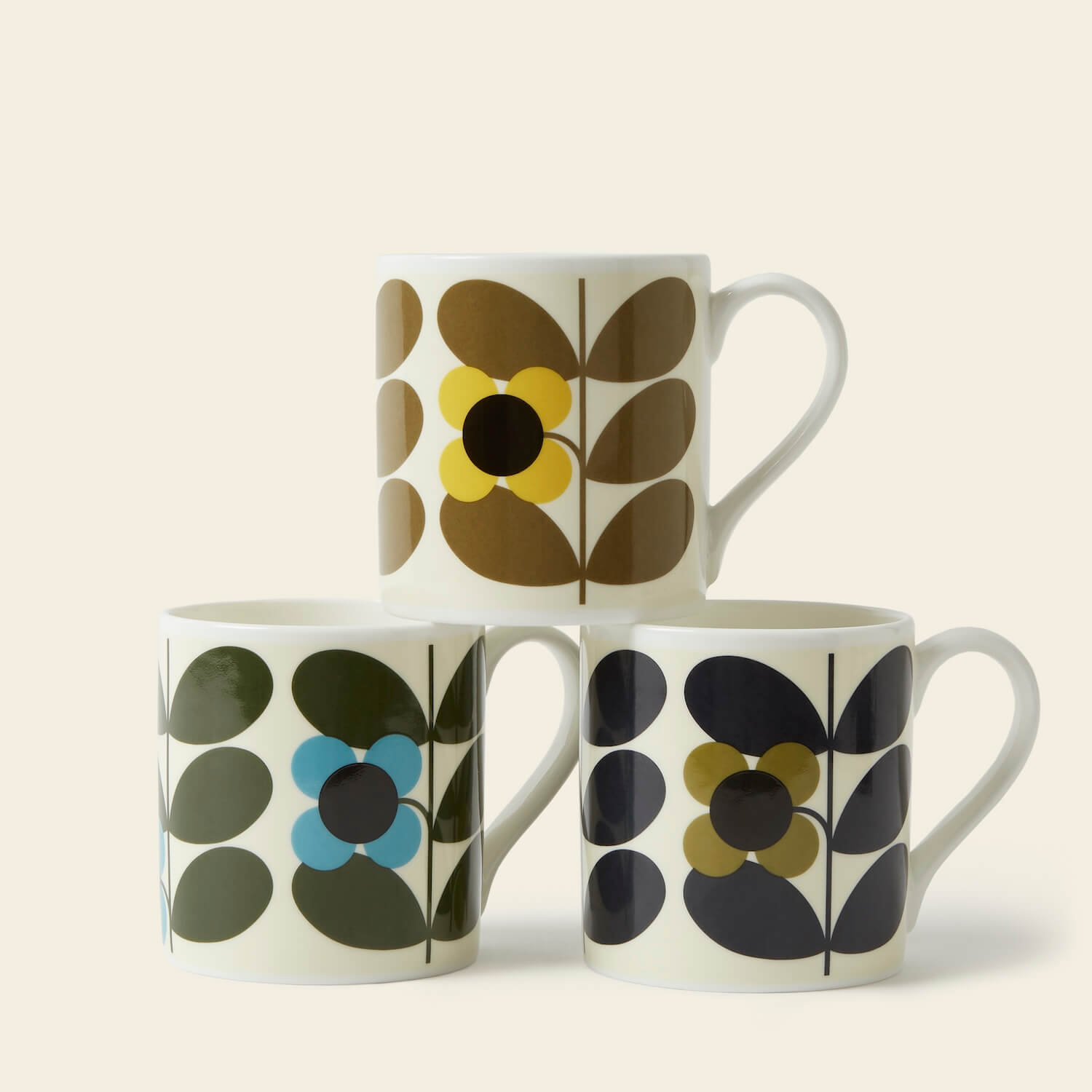 Large Mug Set 3 Stem Bloom