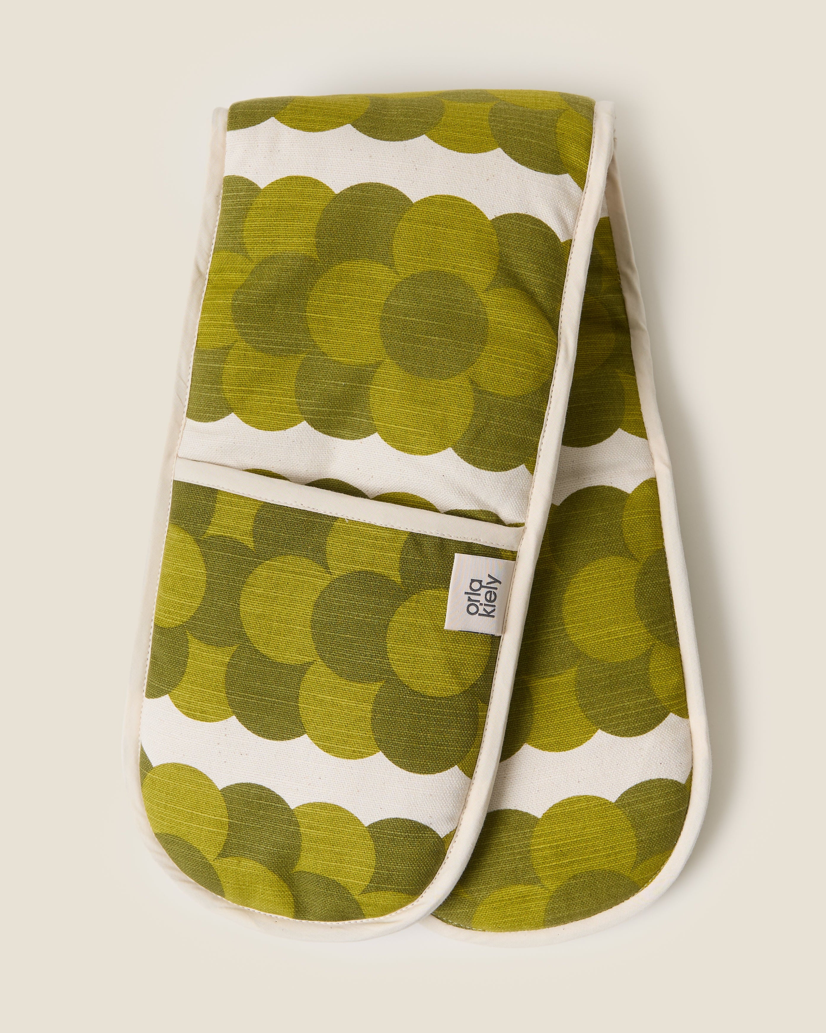Retro Stripe Double Oven Glove