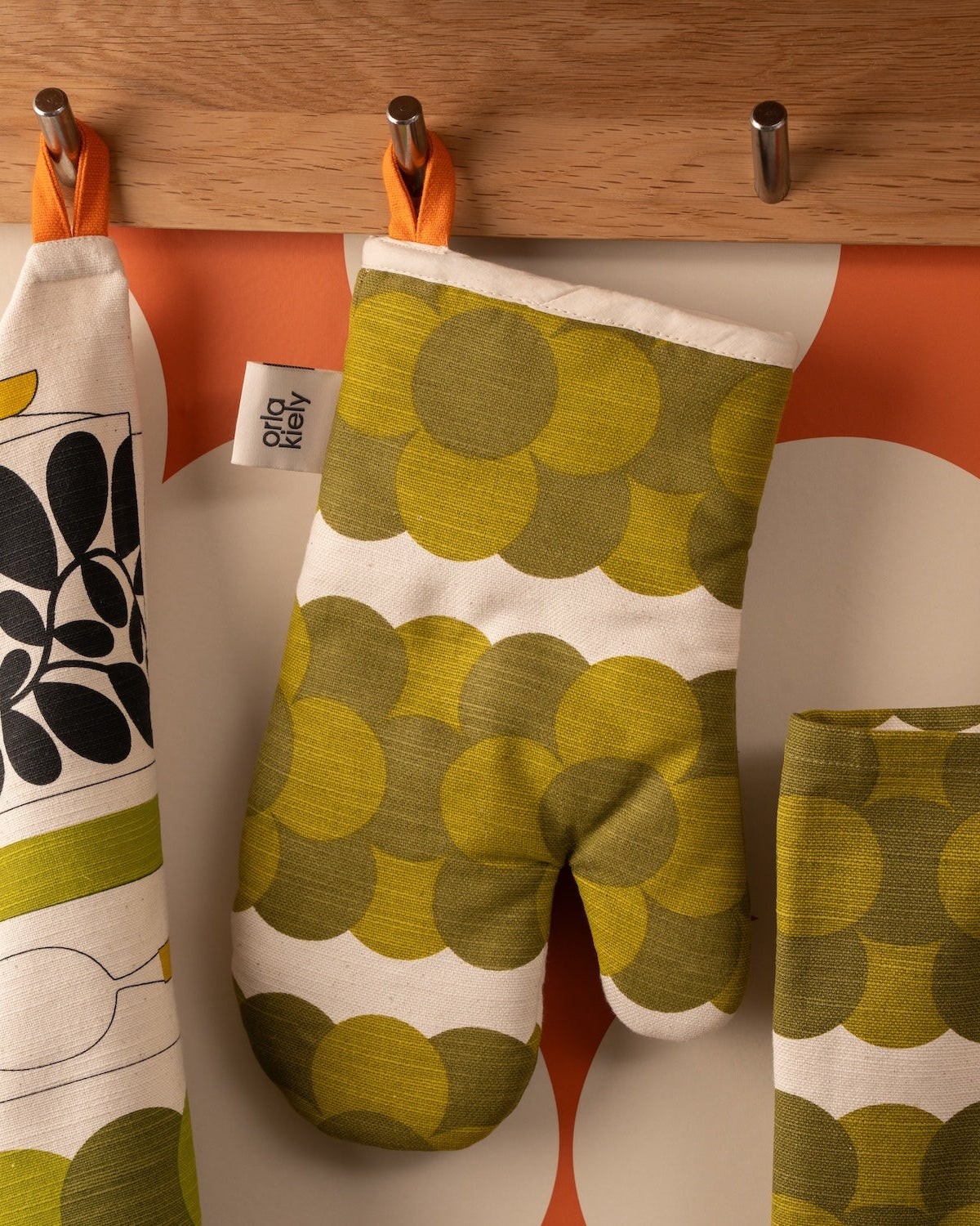 Retro Stripe Oven Mitt
