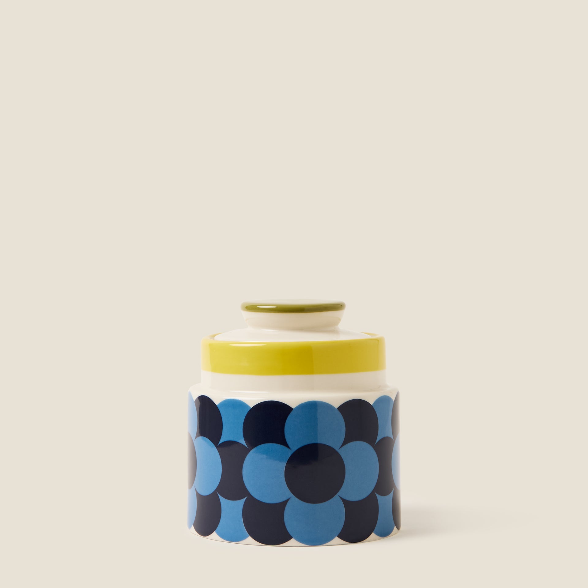 Storage Jar Retro Stripe