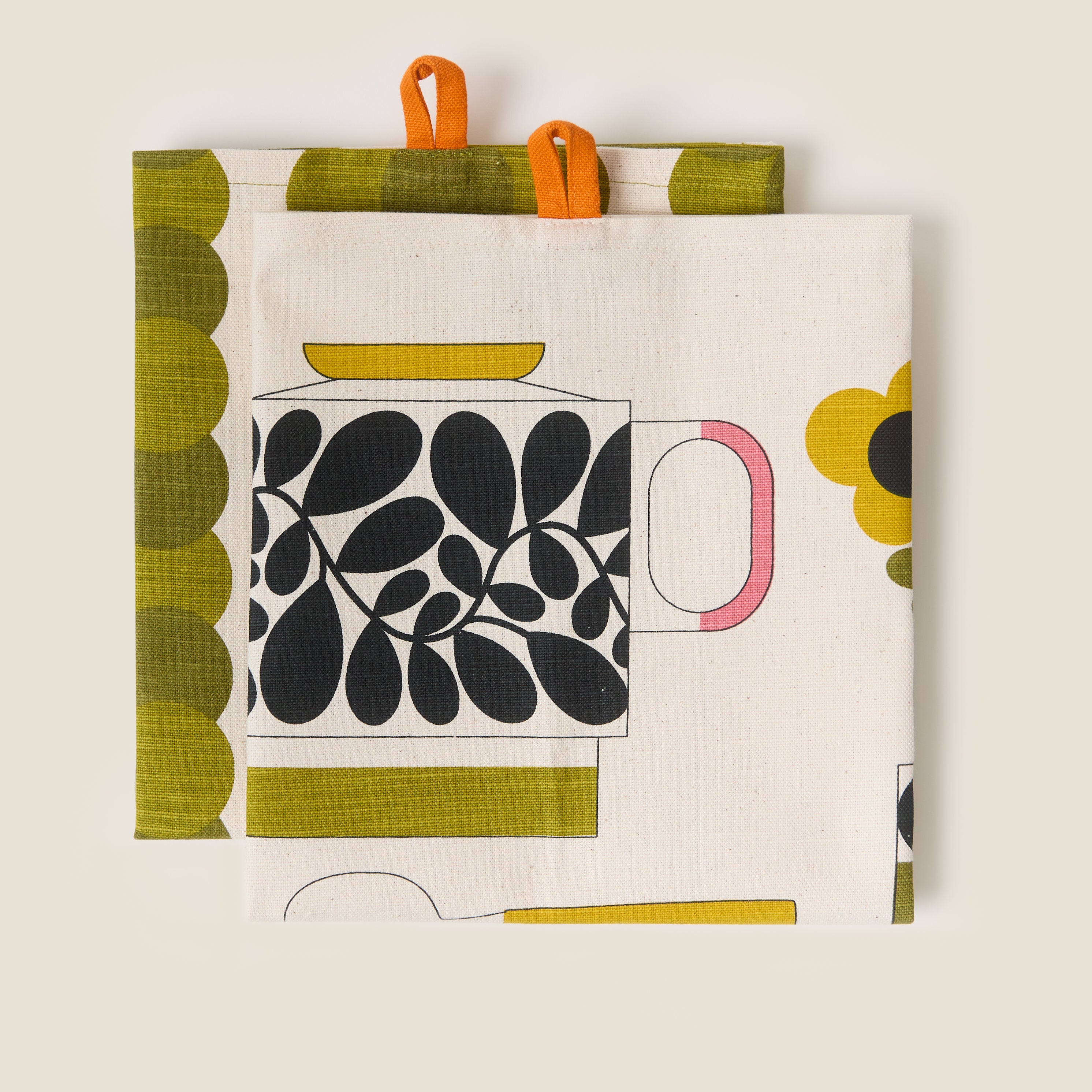 Retro Stripe Set of 2 Tea Towels