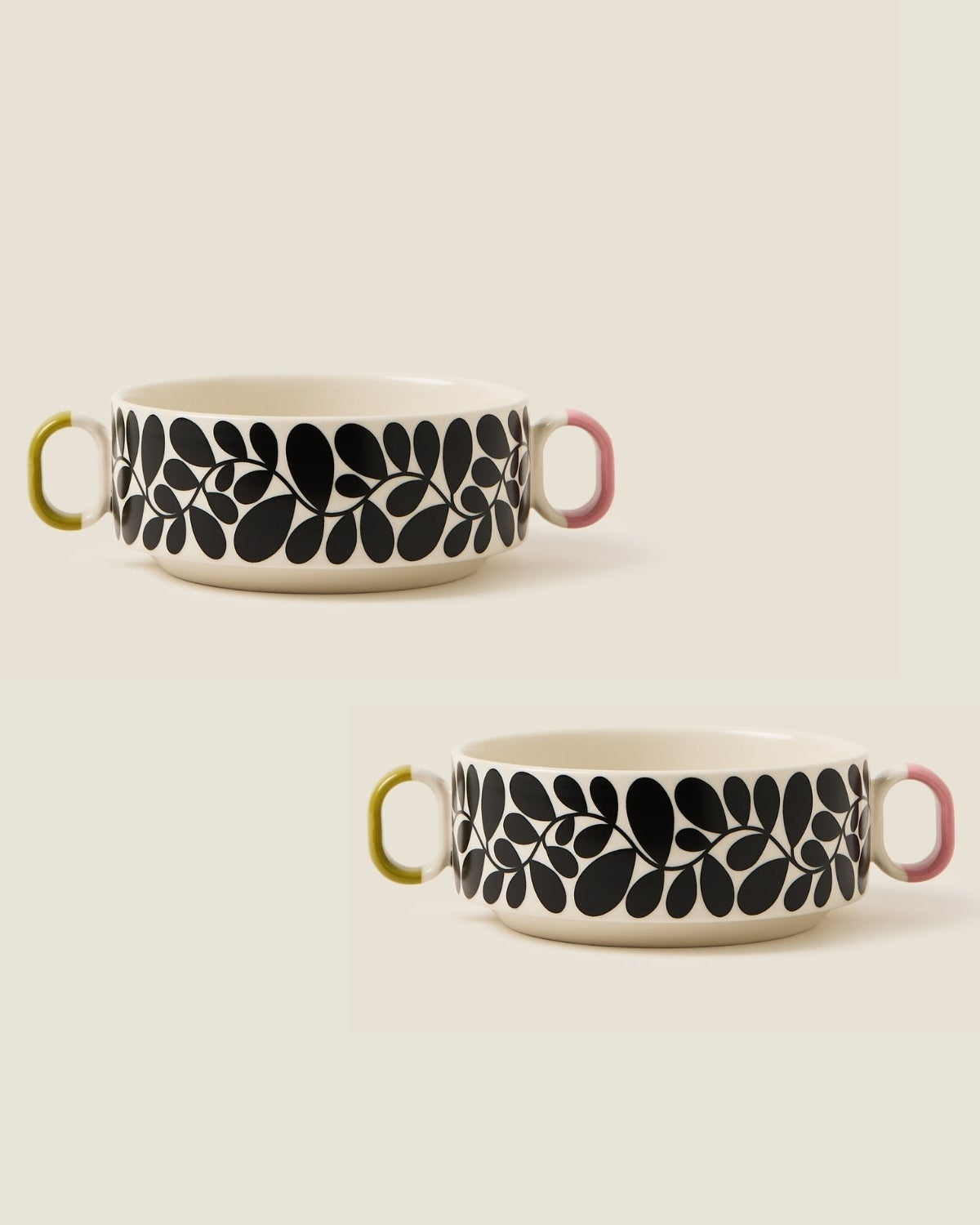 Sycamore Stripe Cereal Bowl - Set of 2