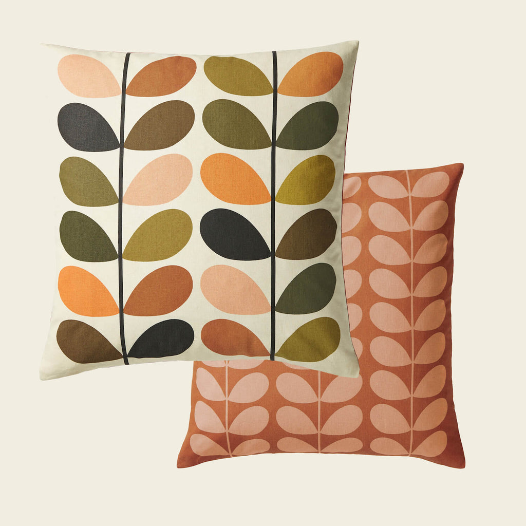 Pink orla kiely sales cushion