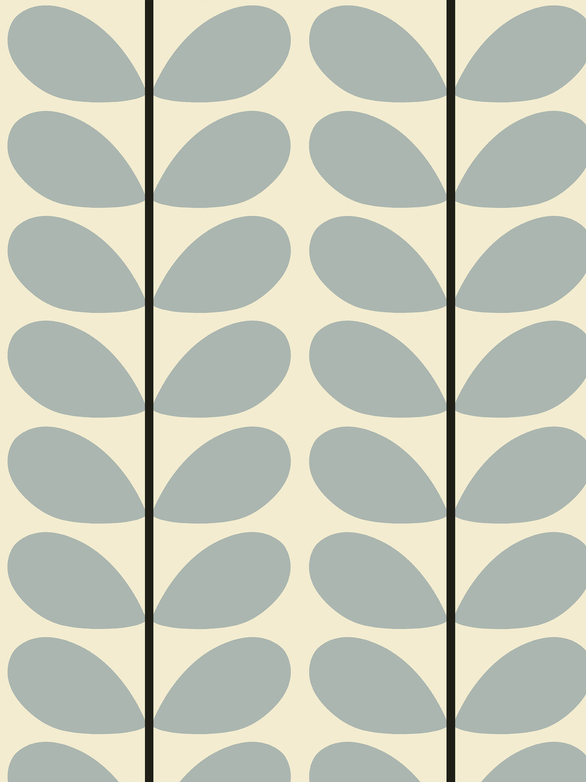 Two Colour Stem Powder Blue Made to Measure Roman Blind