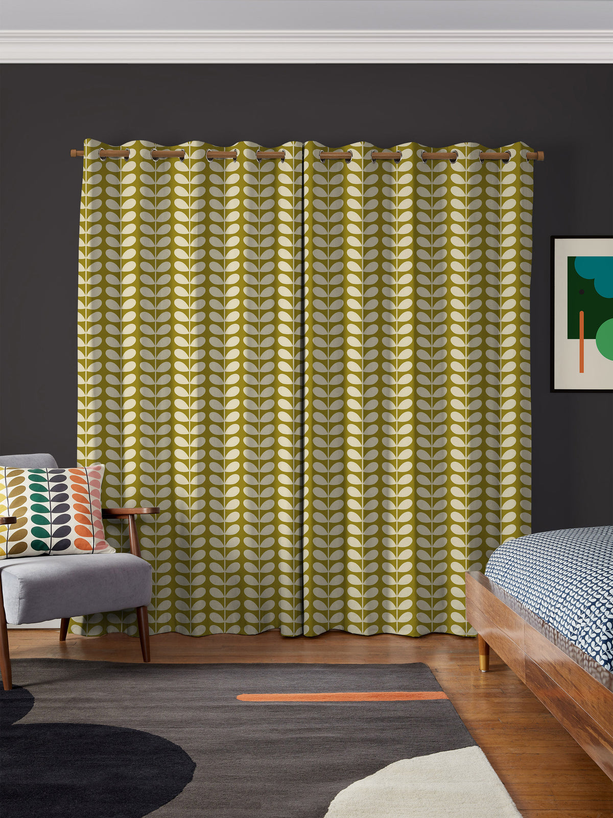 Solid Stem Seagrass Made to Measure Curtain