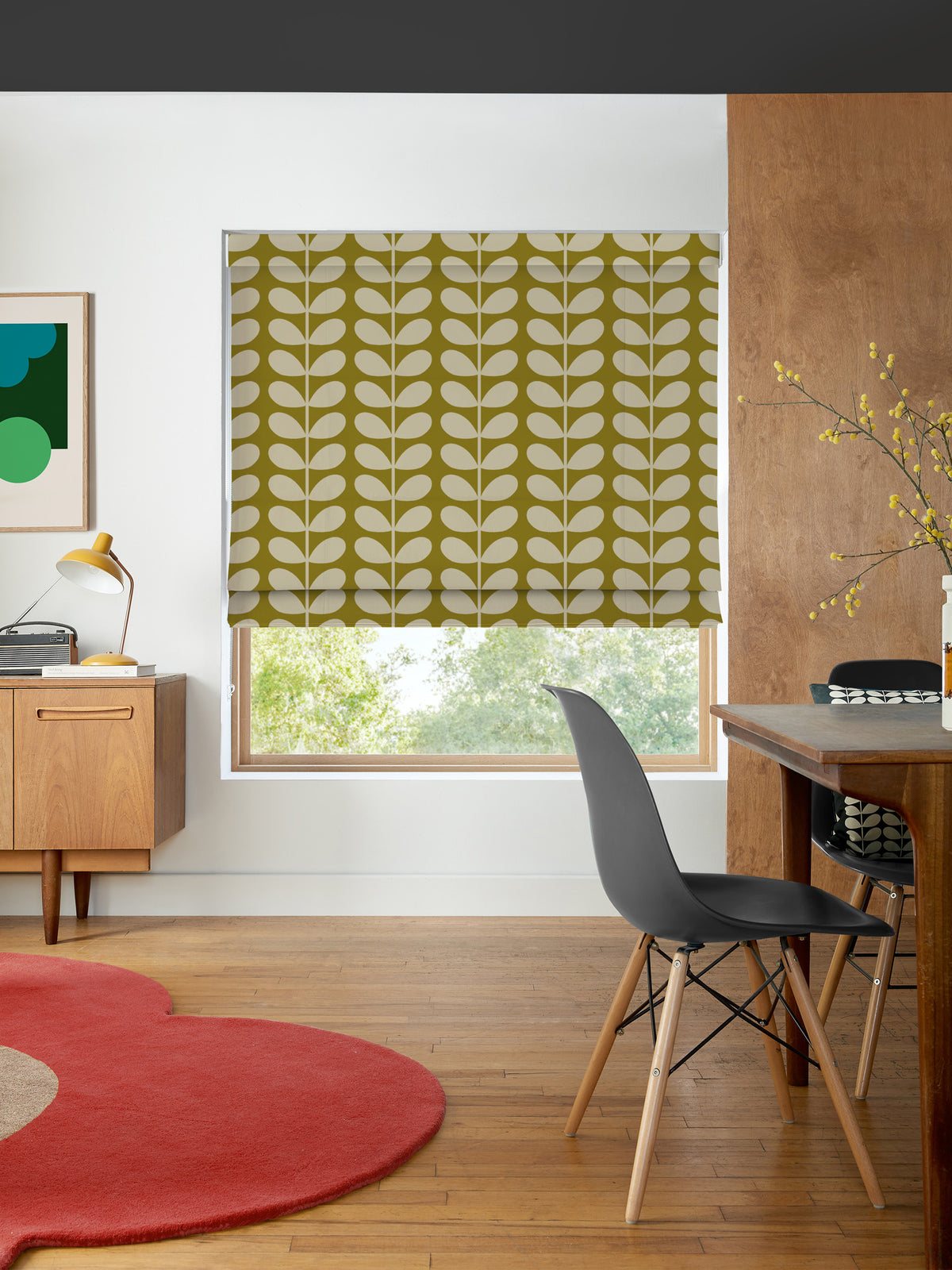 Solid Stem Seagrass Made to Measure Roman Blind